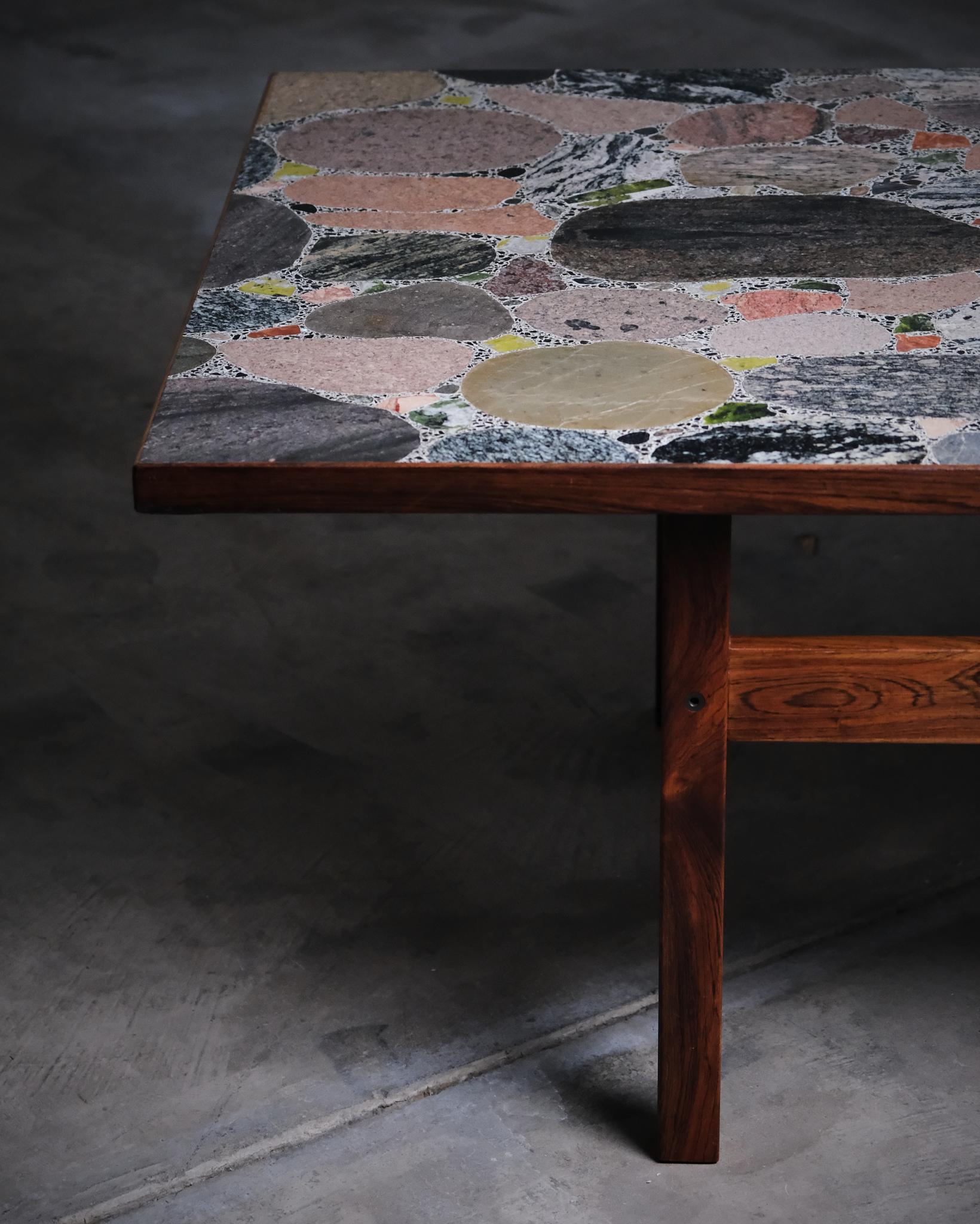 Tavolino 'Conglo' di Erling Viksjø, Bruksbo, Norvegia, metà del XX secolo in vendita 5