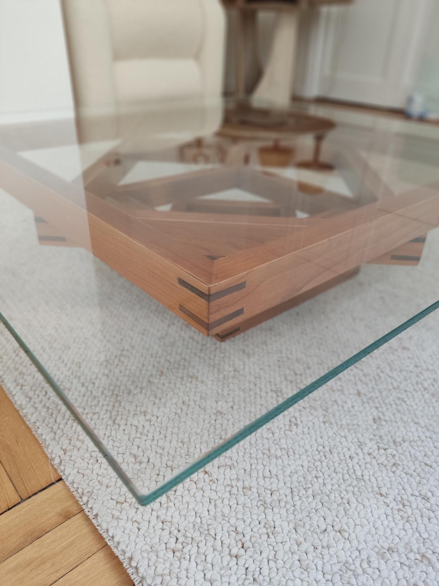 Glass Coffee table Corinto - Italy 70s  For Sale