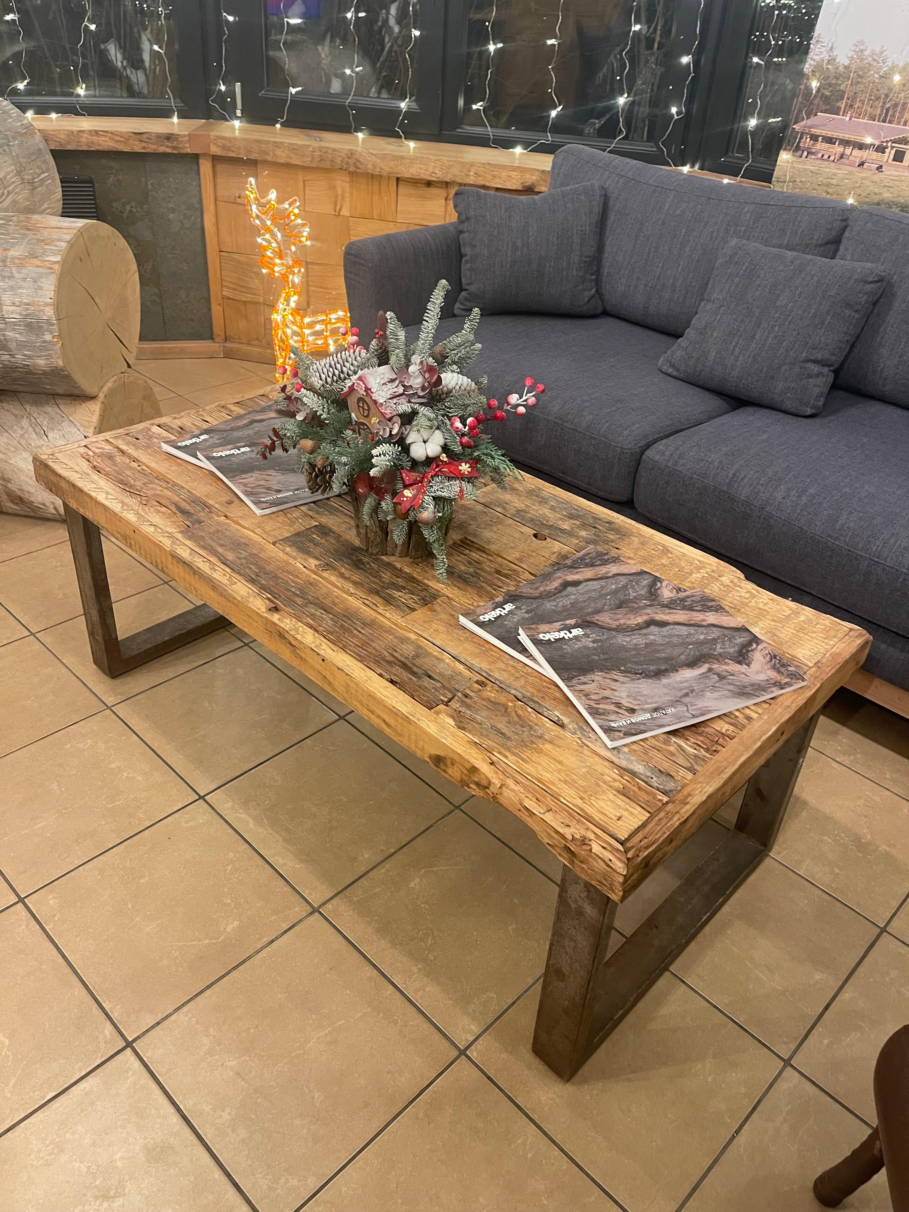Couchtisch Craft aus Kiefer Holz 120х65cm (Land) im Angebot