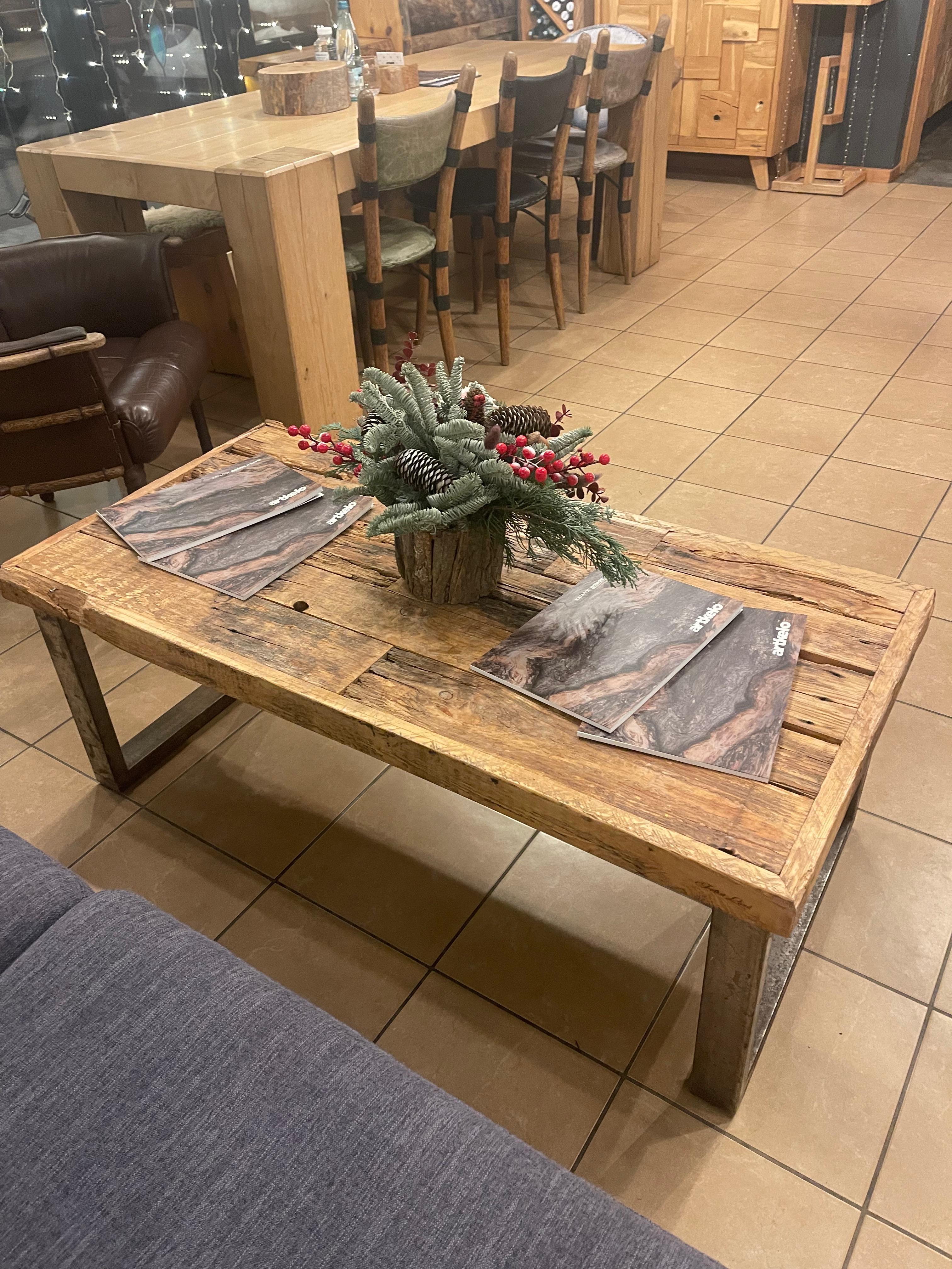 Couchtisch Craft aus Kiefer Holz 120х65cm (Moldauisch) im Angebot