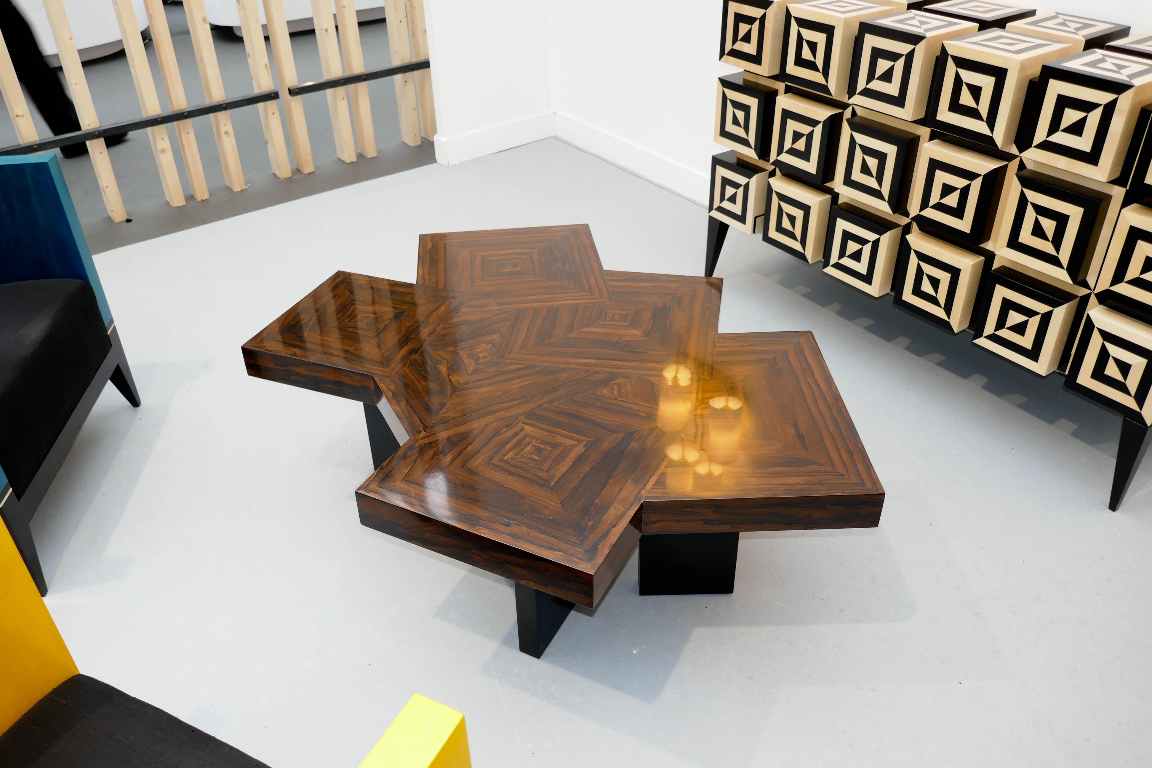 Marquetry Coffee Table 