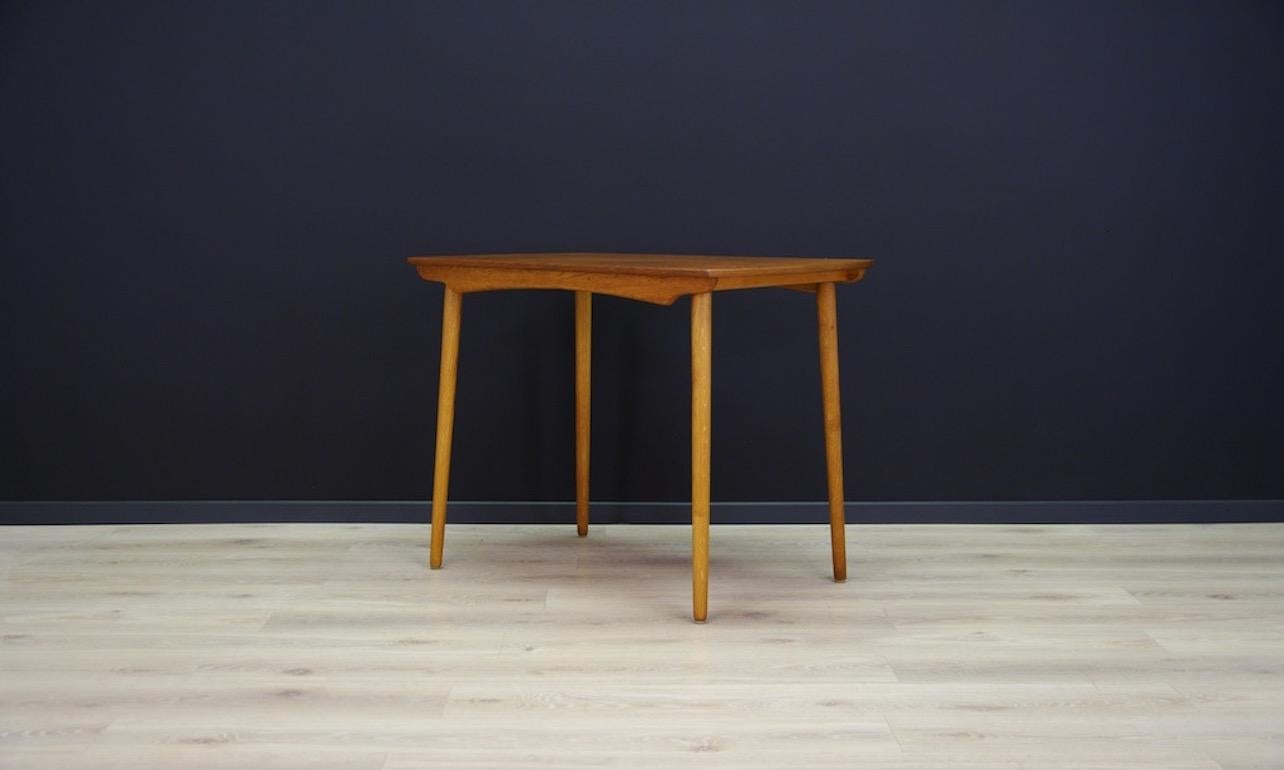 Mid-Century Modern Coffee Table Danish Design Retro Teak Vintage, 1960s For Sale