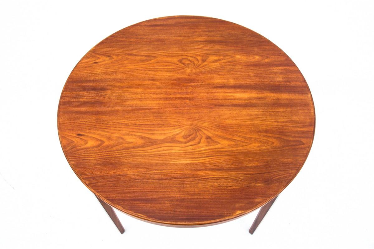 Coffee table, Danish design, signed A.J. Iversen, 1960s. In Good Condition For Sale In Chorzów, PL