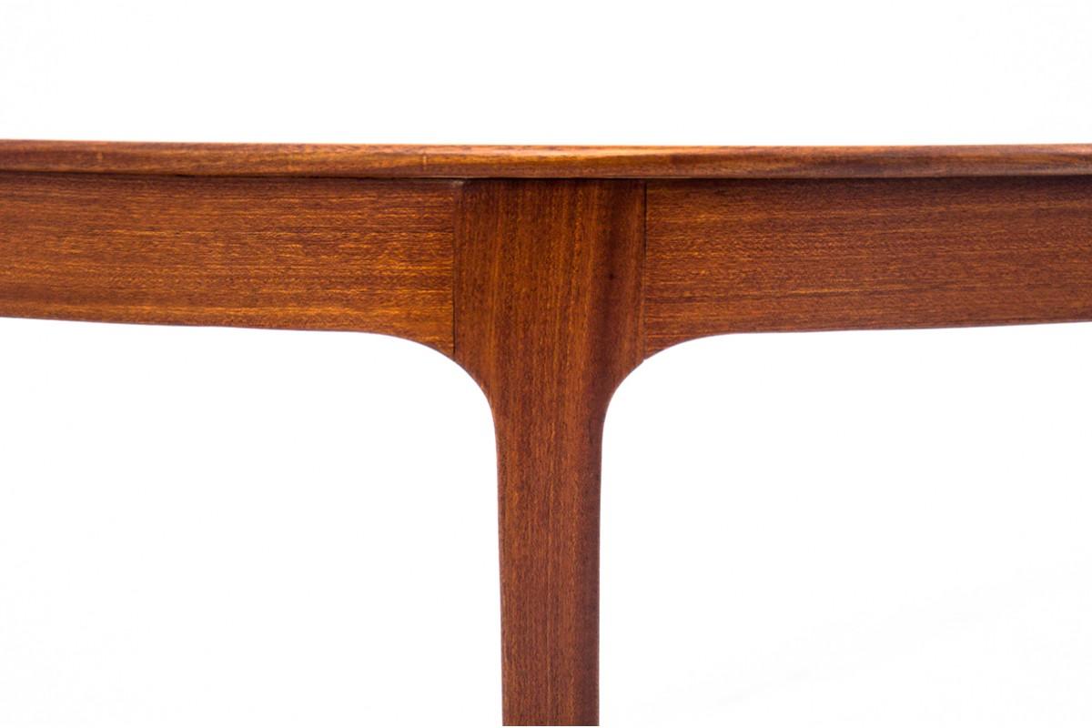 Teak Coffee table, Danish design, signed A.J. Iversen, 1960s. For Sale