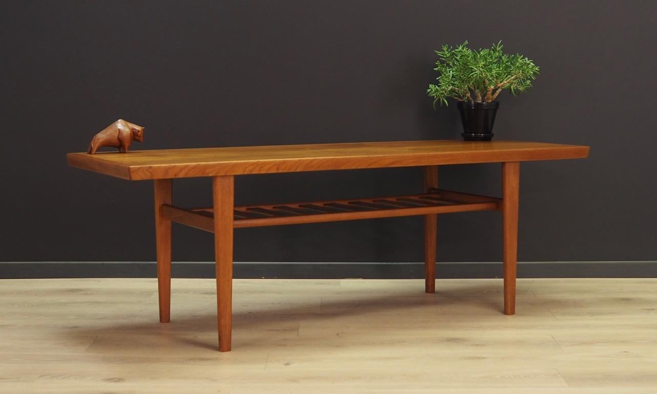 Mid-Century Modern Coffee Table Danish Design Vintage Teak, 1960s