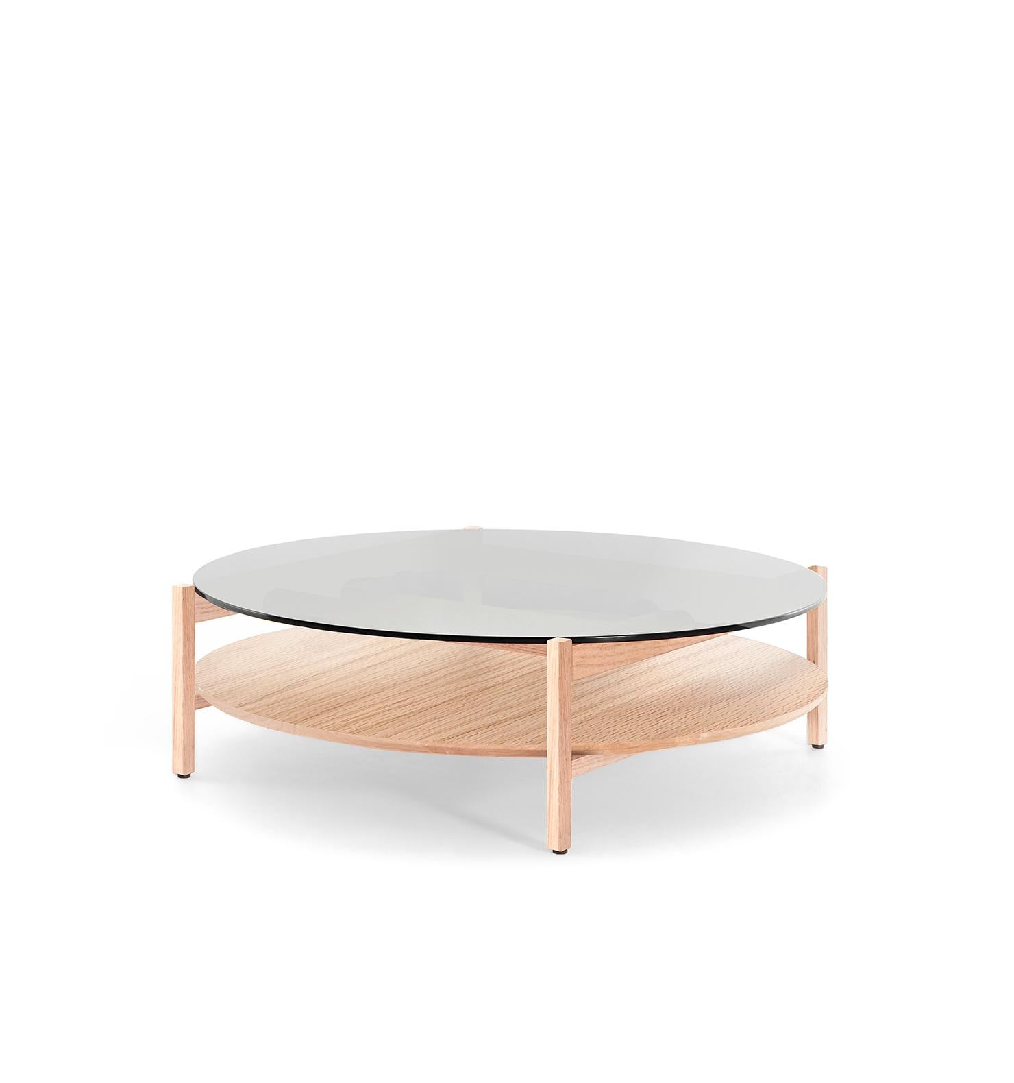 
Introducing the Mesa de Centro DEDO, a Mexican Contemporary Coffee Table designed by Emiliano Molina for CUCHARA. This exceptional piece features two surfaces made from different materials, resting on a sleek and slender frame. The Mesa de Centro