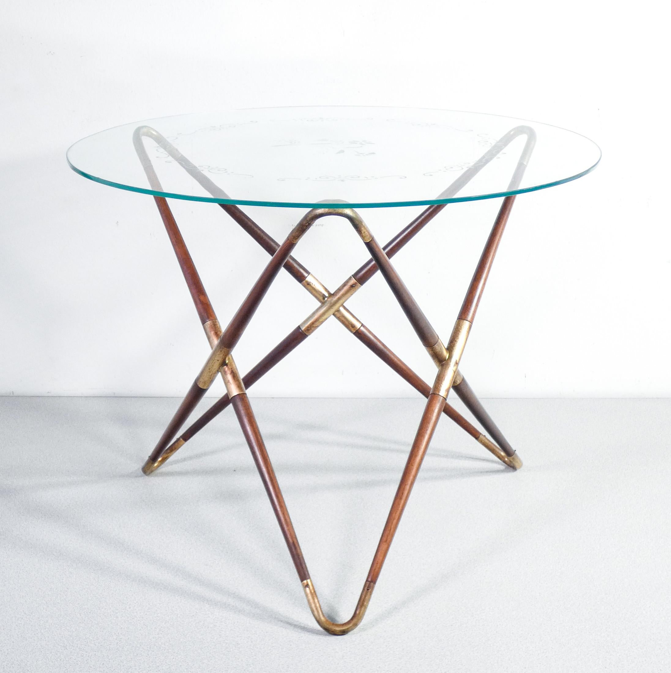 Coffee Table, Design by Cesare Lacca, Italy, 1940s In Good Condition For Sale In Torino, IT