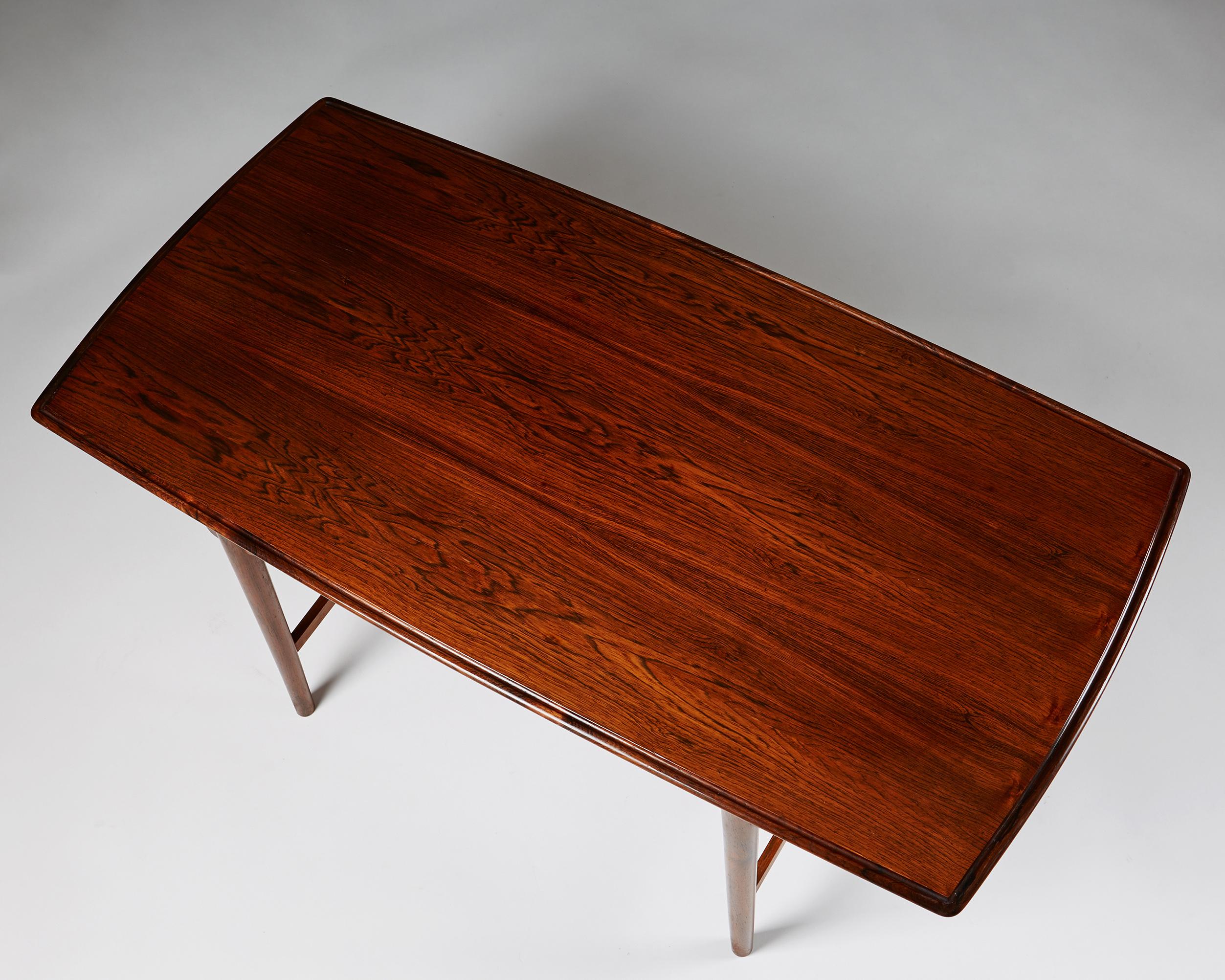 Swedish Coffee Table Designed by Frode Holm for Illums Bolighus, Denmark, 1950s For Sale