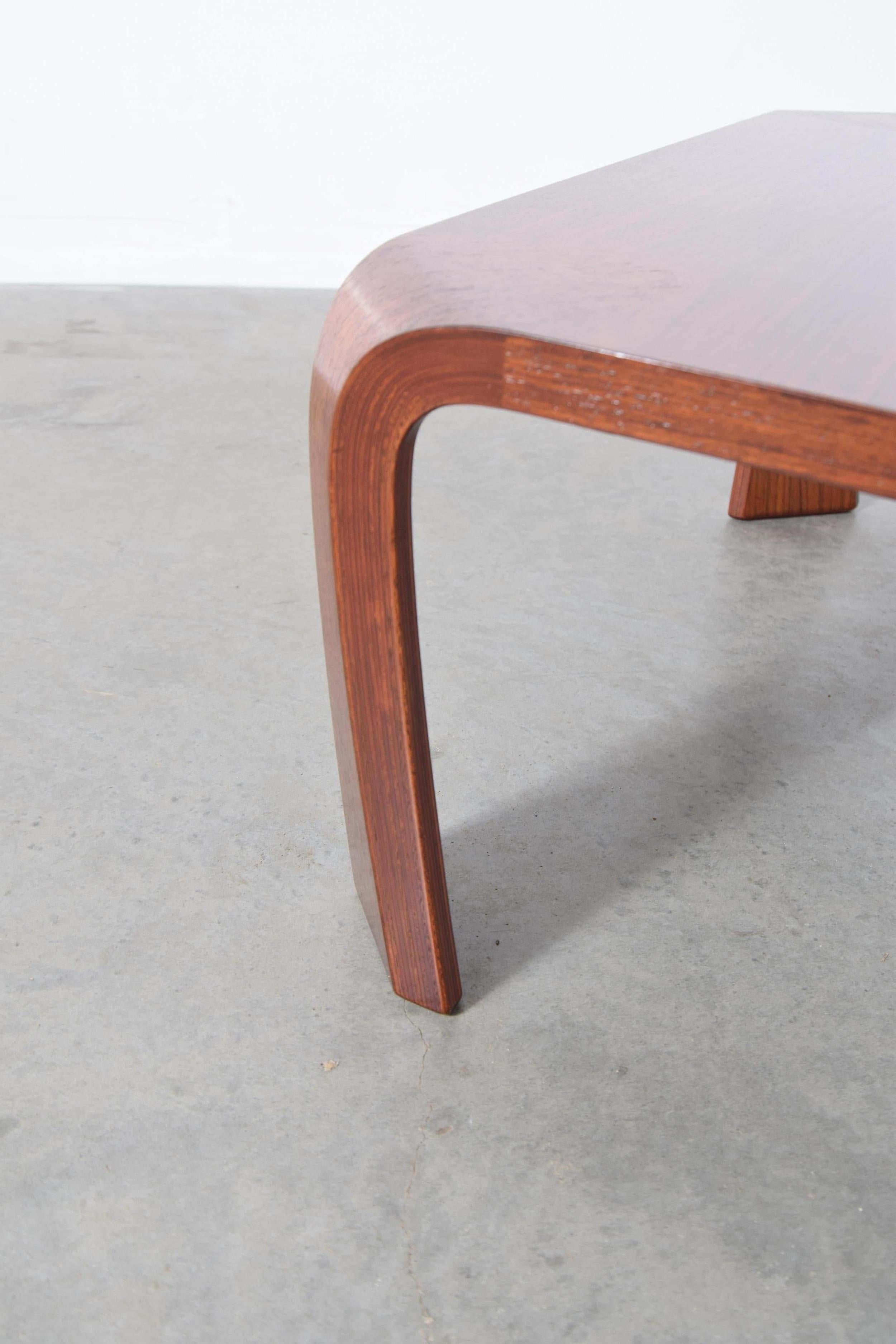 Japanese Coffee Table Designed by Saburo Inui for Tendo Mokko, Japan, circa 1960