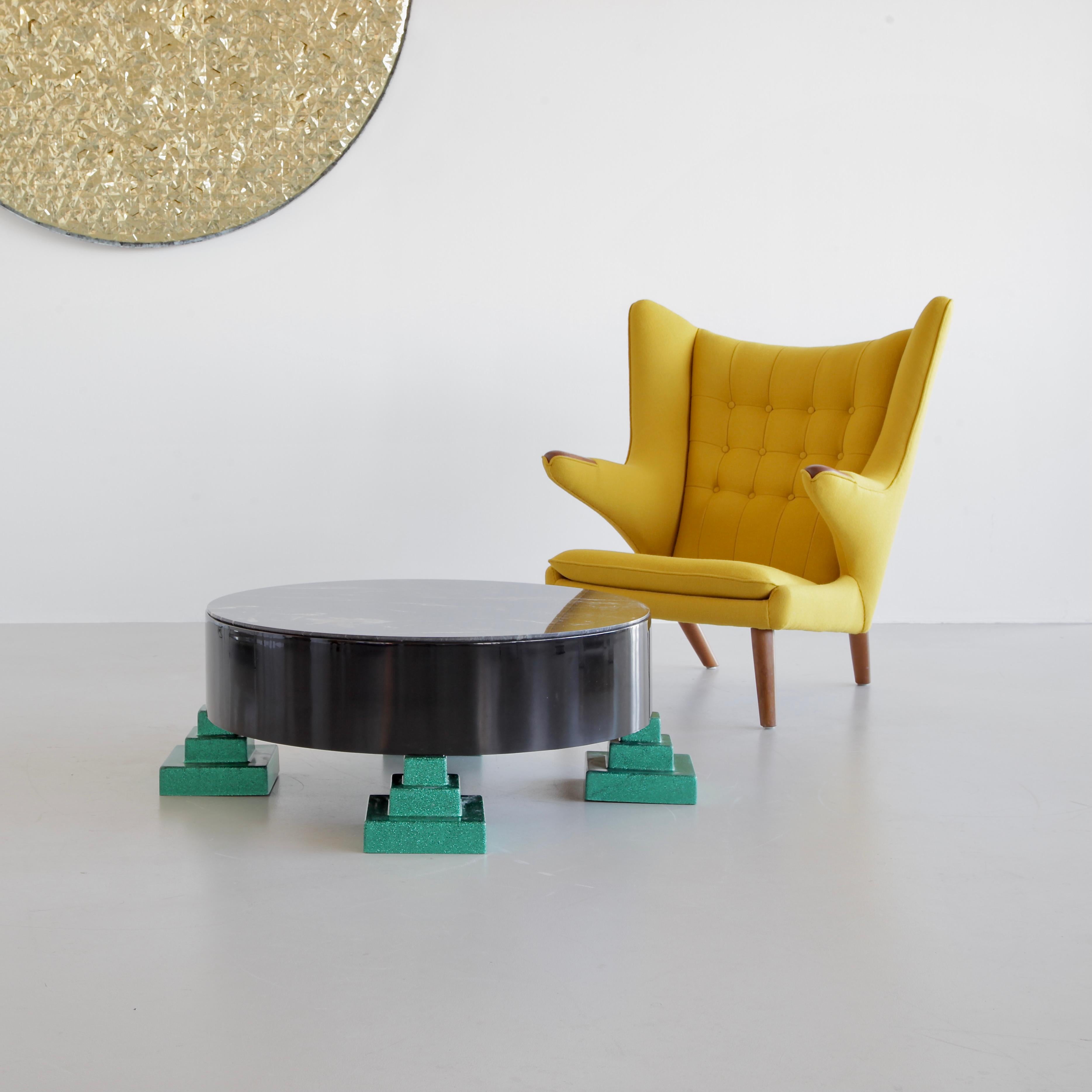 Late 20th Century Coffee Table Designed by Sottsass, 1983