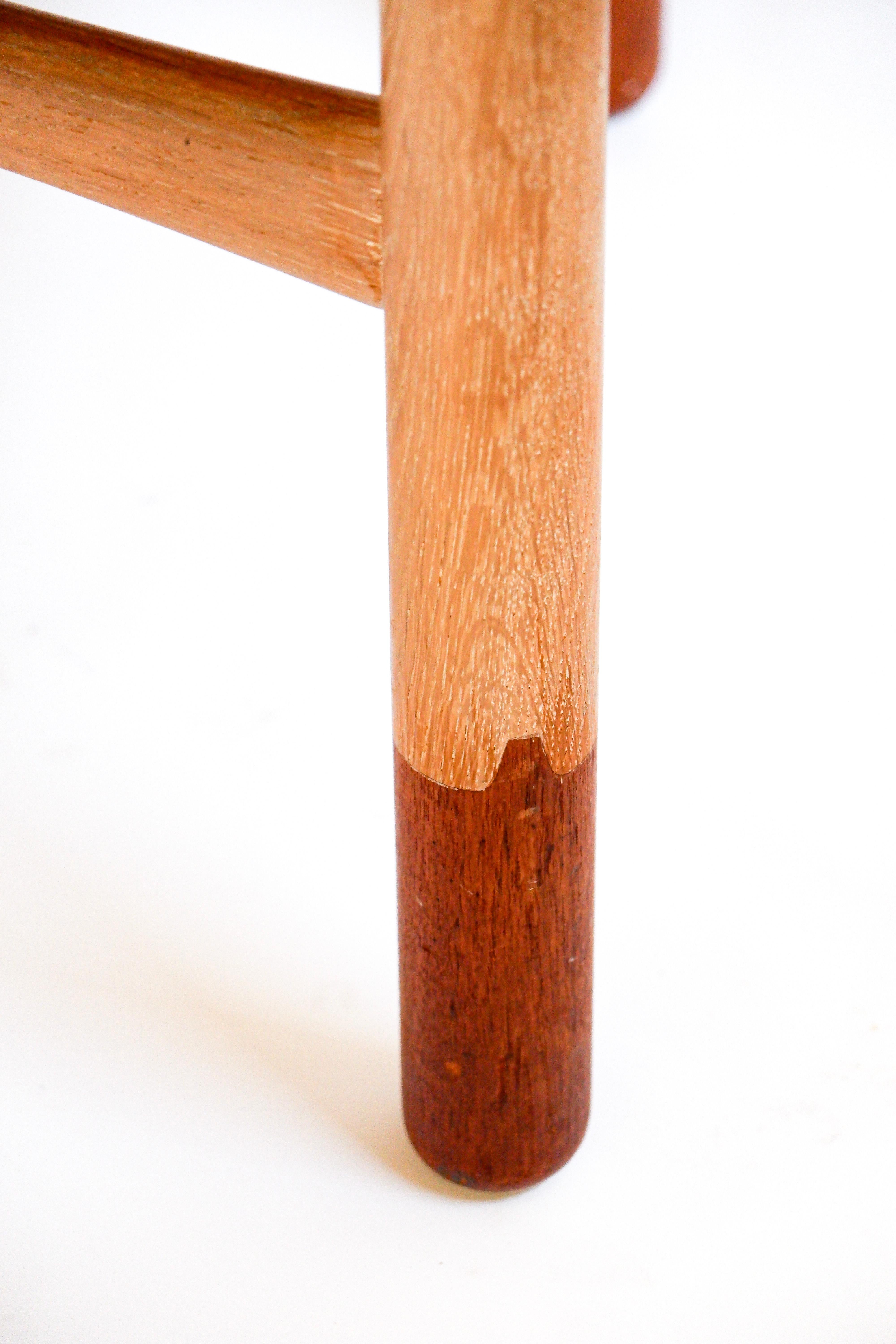 Oak Coffee table designed by Yngve Ekström for Westbergs möbler, teak & oak For Sale