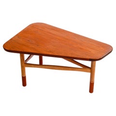 Coffee table designed by Yngve Ekström for Westbergs möbler, teak & oak