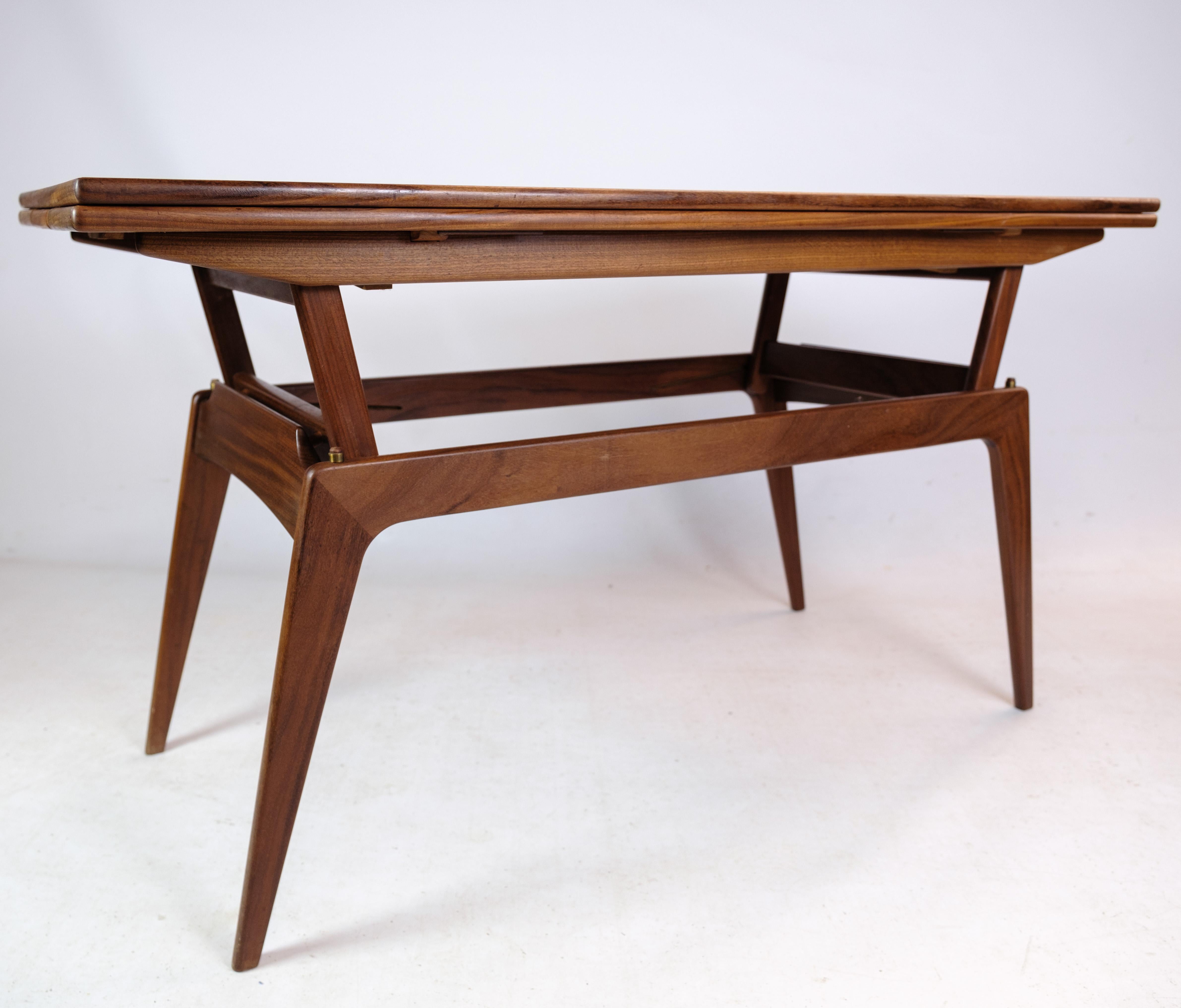 Coffee Table / Dining Table, Teak Wood, Copenhagen Table, Danish Furniture Manuf For Sale 5