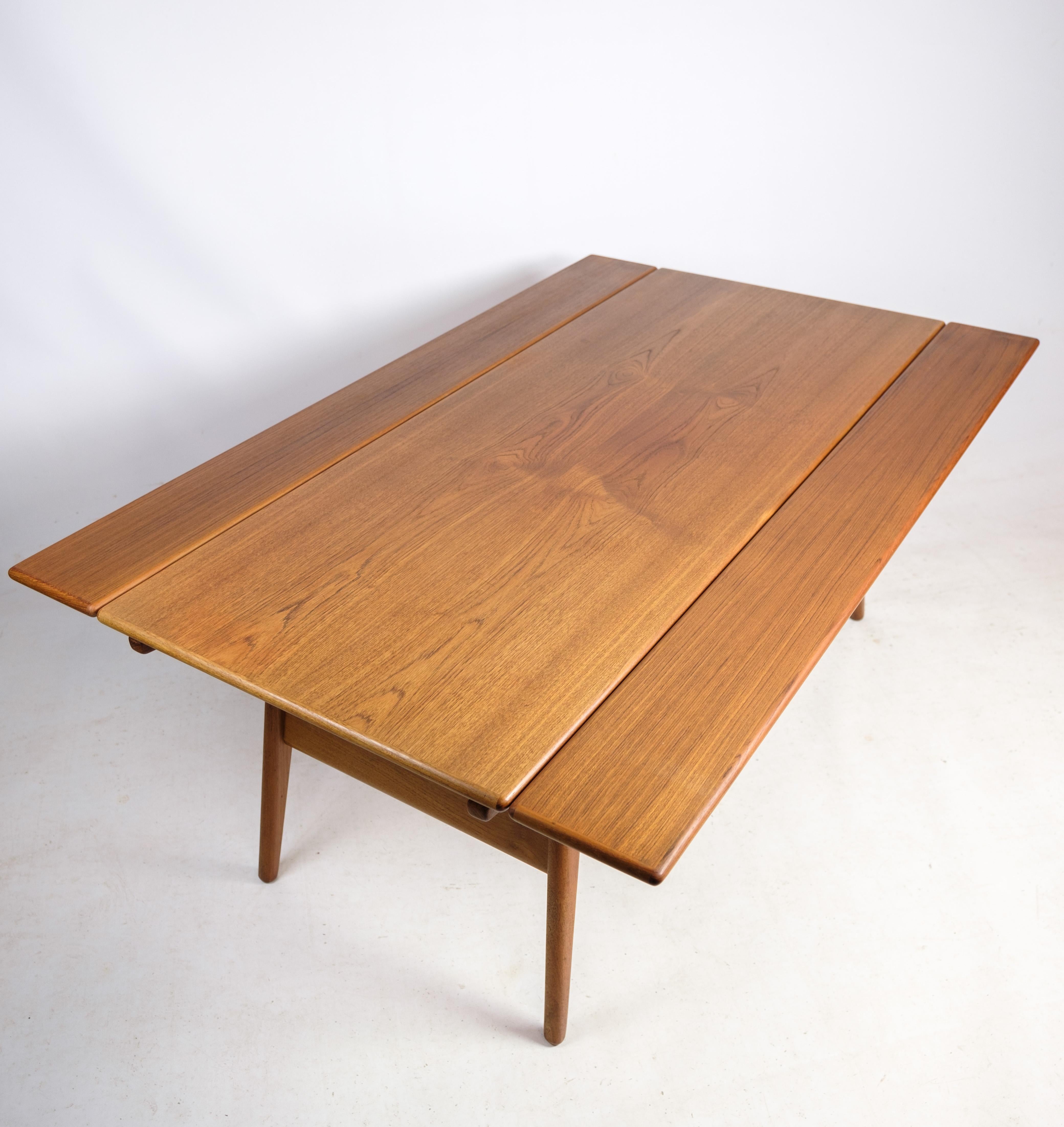 Coffee Table / Dining Table, Teak Wood, Copenhagen Table, Danish Furniture Manuf For Sale 7