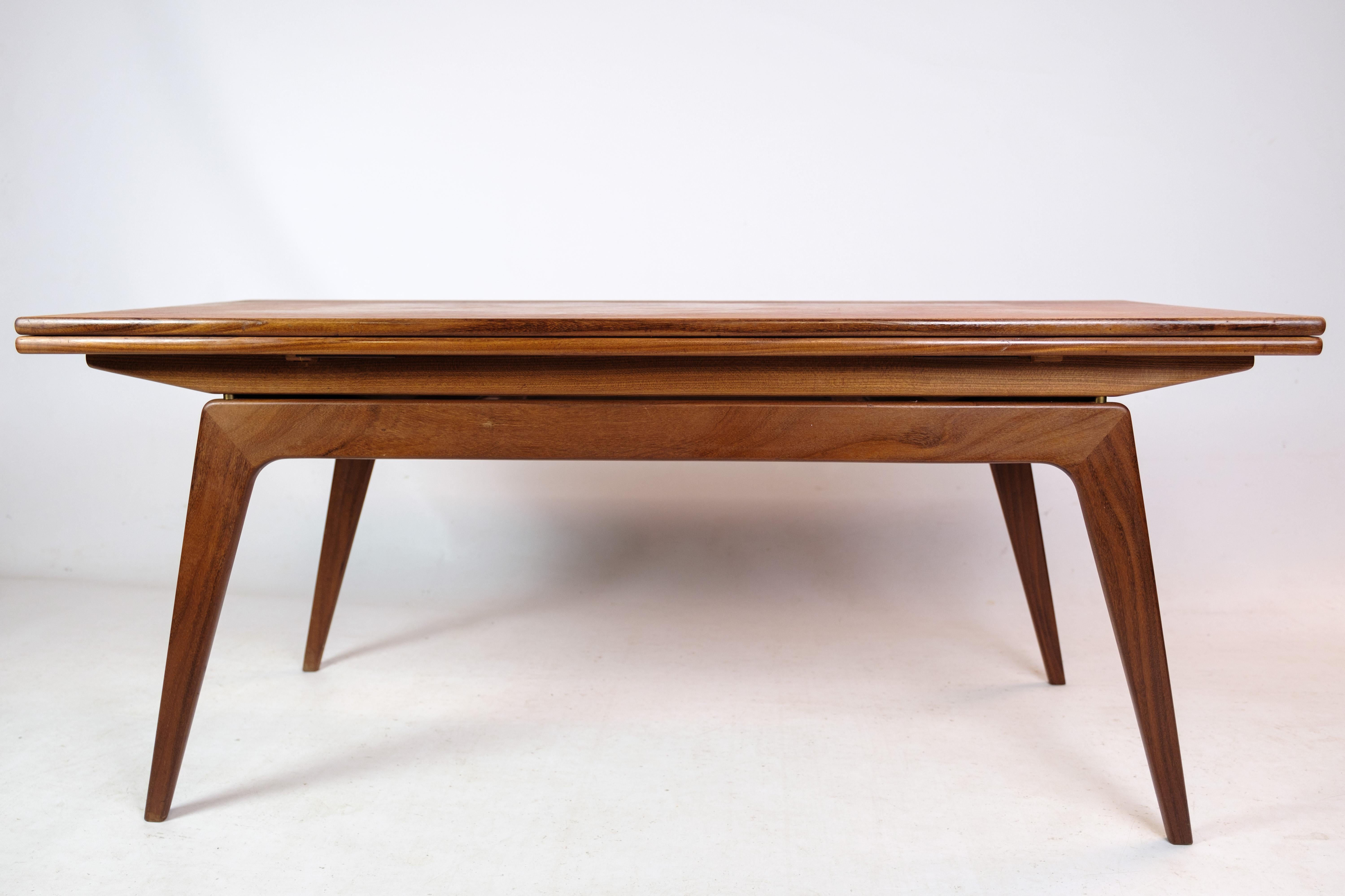 Coffee Table / Dining Table, Teak Wood, Copenhagen Table, Danish Furniture Manuf For Sale 10