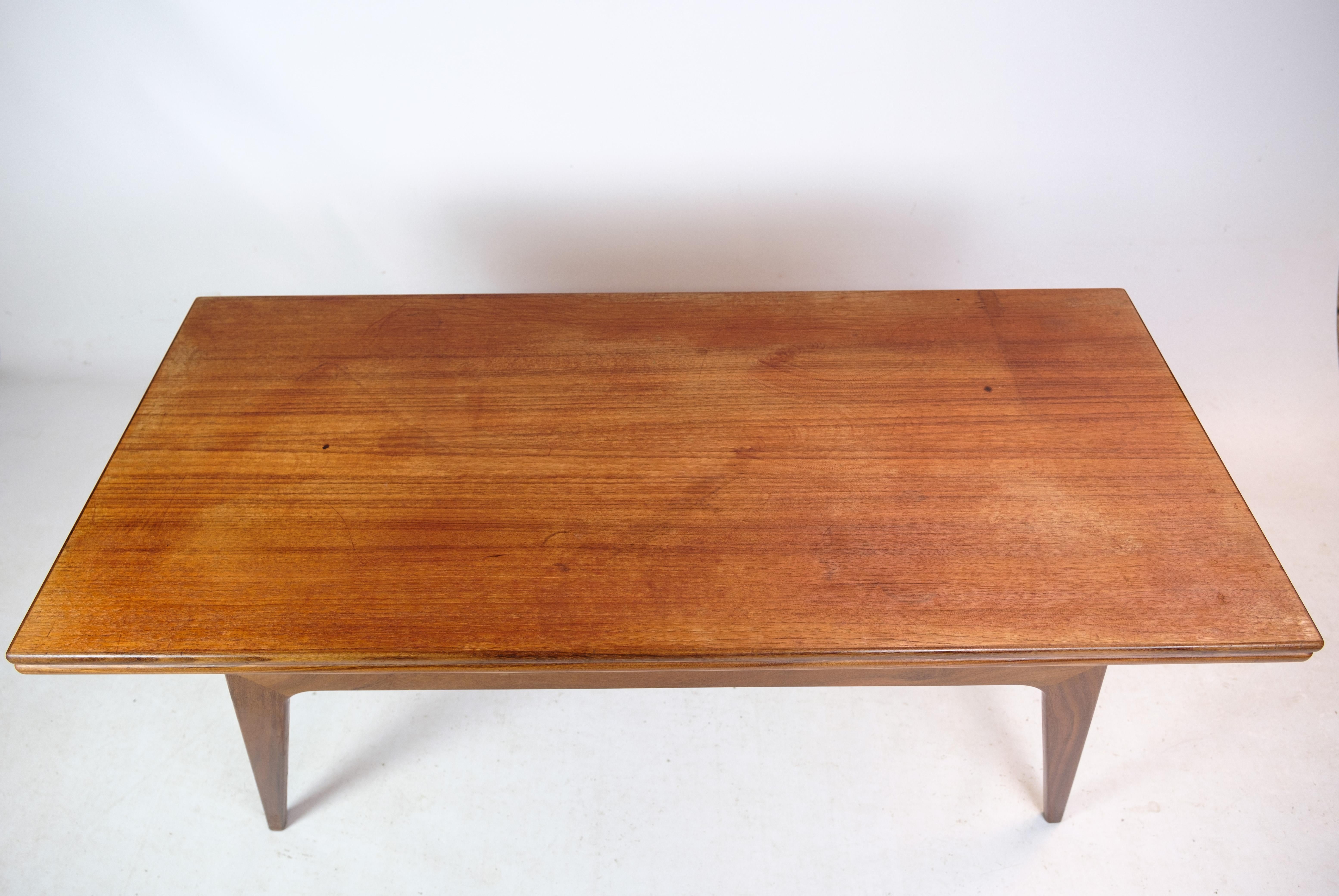 Coffee Table / Dining Table, Teak Wood, Copenhagen Table, Danish Furniture Manuf For Sale 11