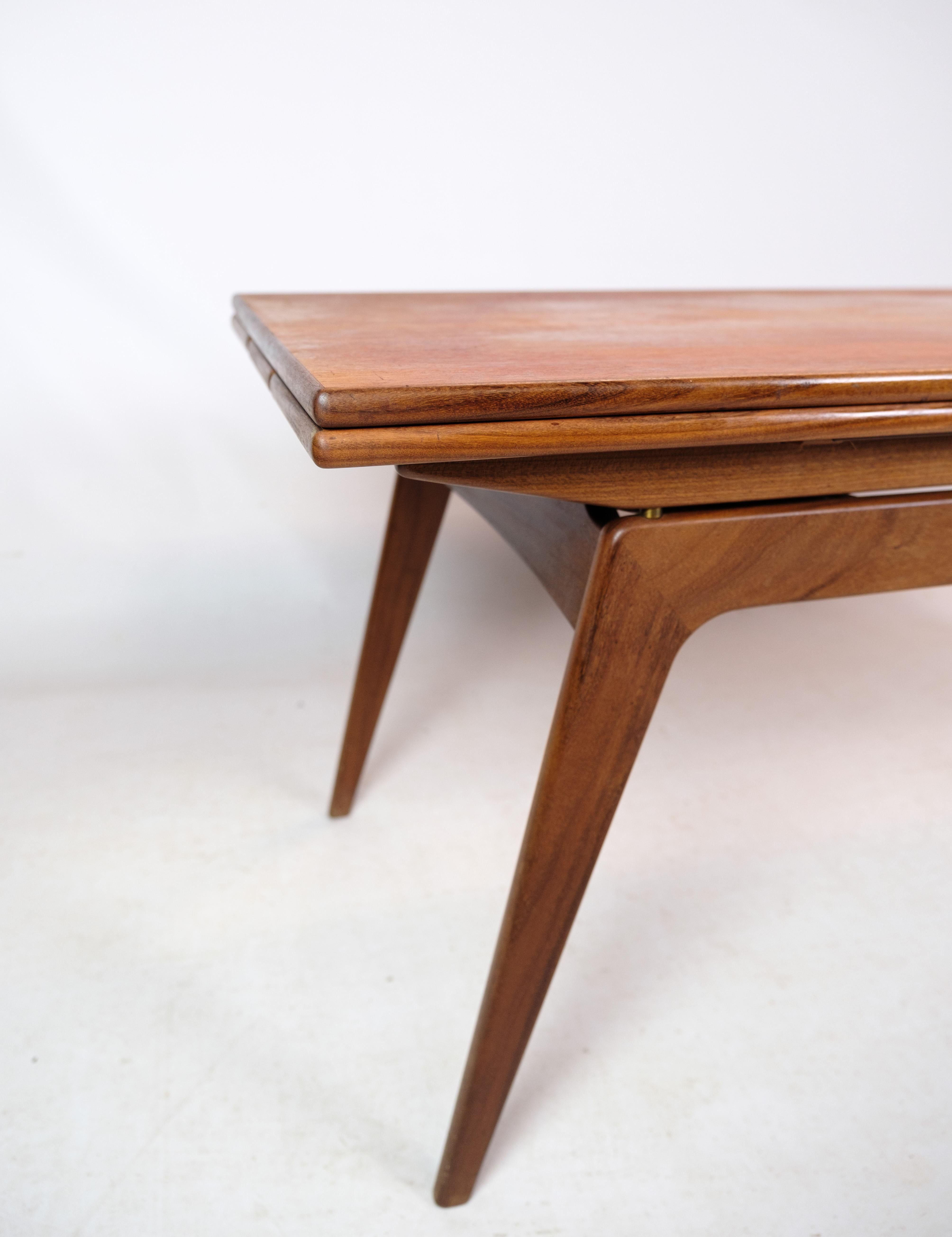 Coffee Table / Dining Table, Teak Wood, Copenhagen Table, Danish Furniture Manuf For Sale 12