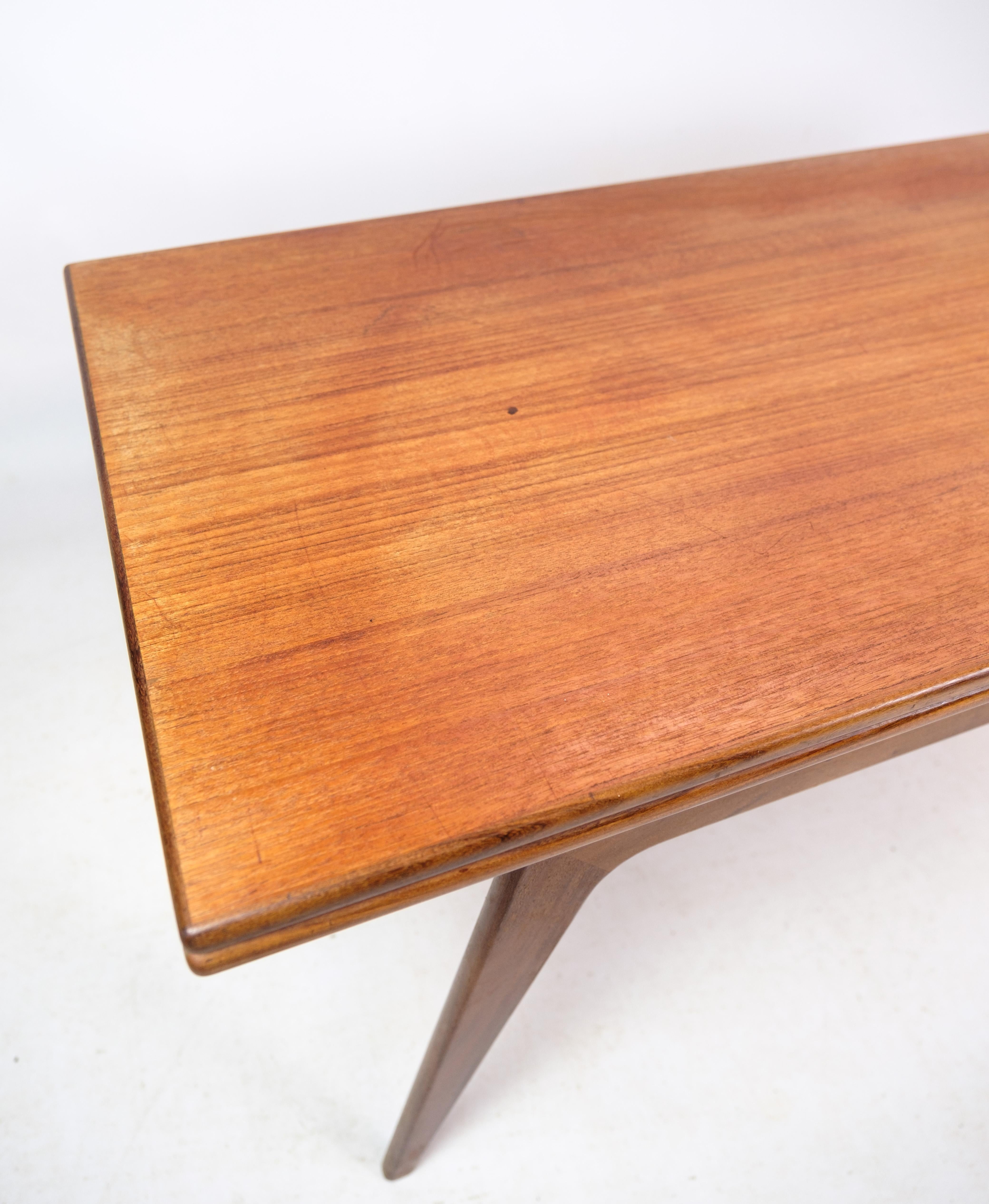 Mid-Century Modern Coffee Table / Dining Table Made In Teak, Copenhagen Table From 1960s