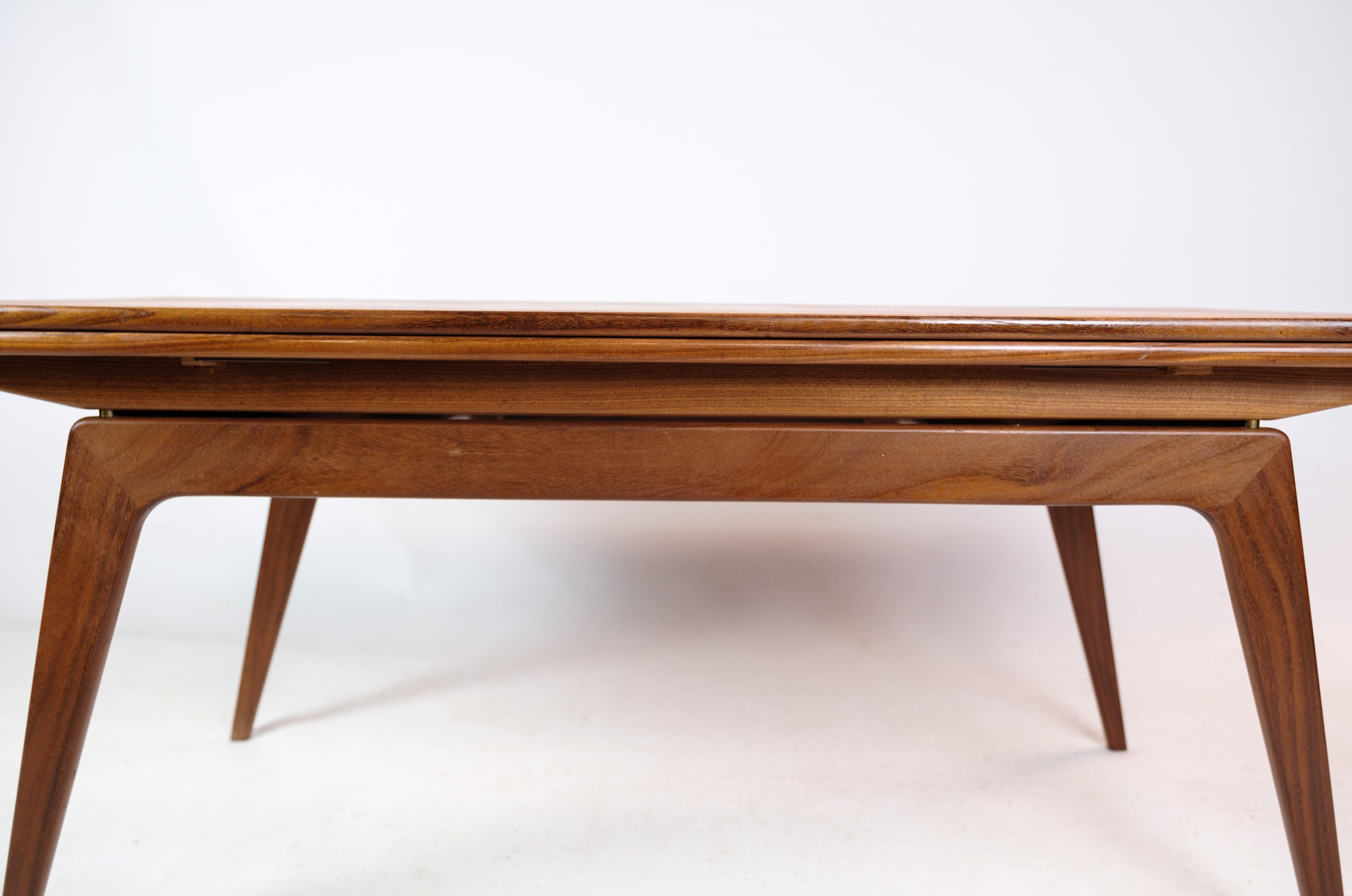 Mid-20th Century Coffee Table / Dining Table, Teak Wood, Copenhagen Table, Danish Furniture Manuf For Sale