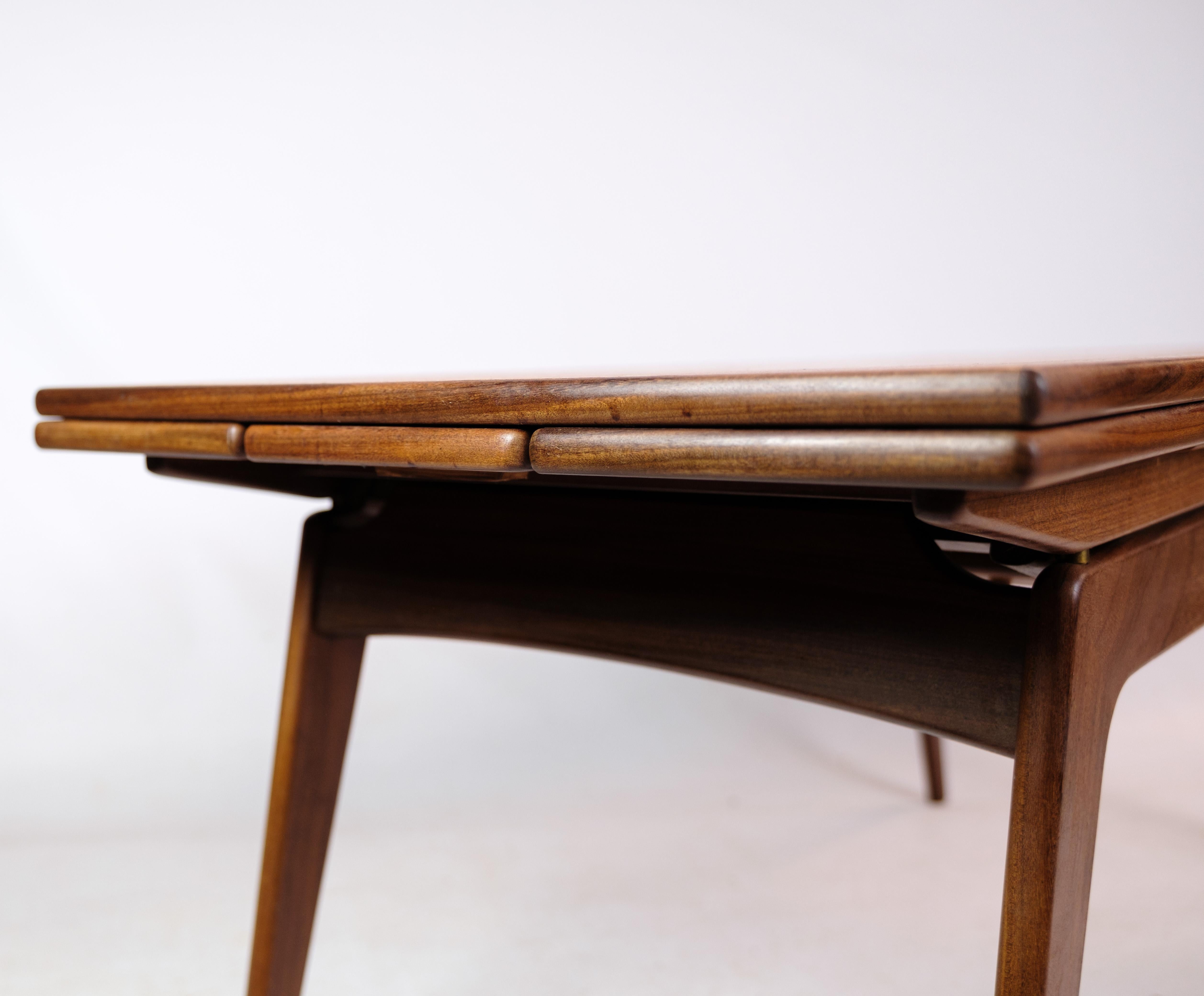 Coffee Table / Dining Table, Teak Wood, Copenhagen Table, Danish Furniture Manuf For Sale 1