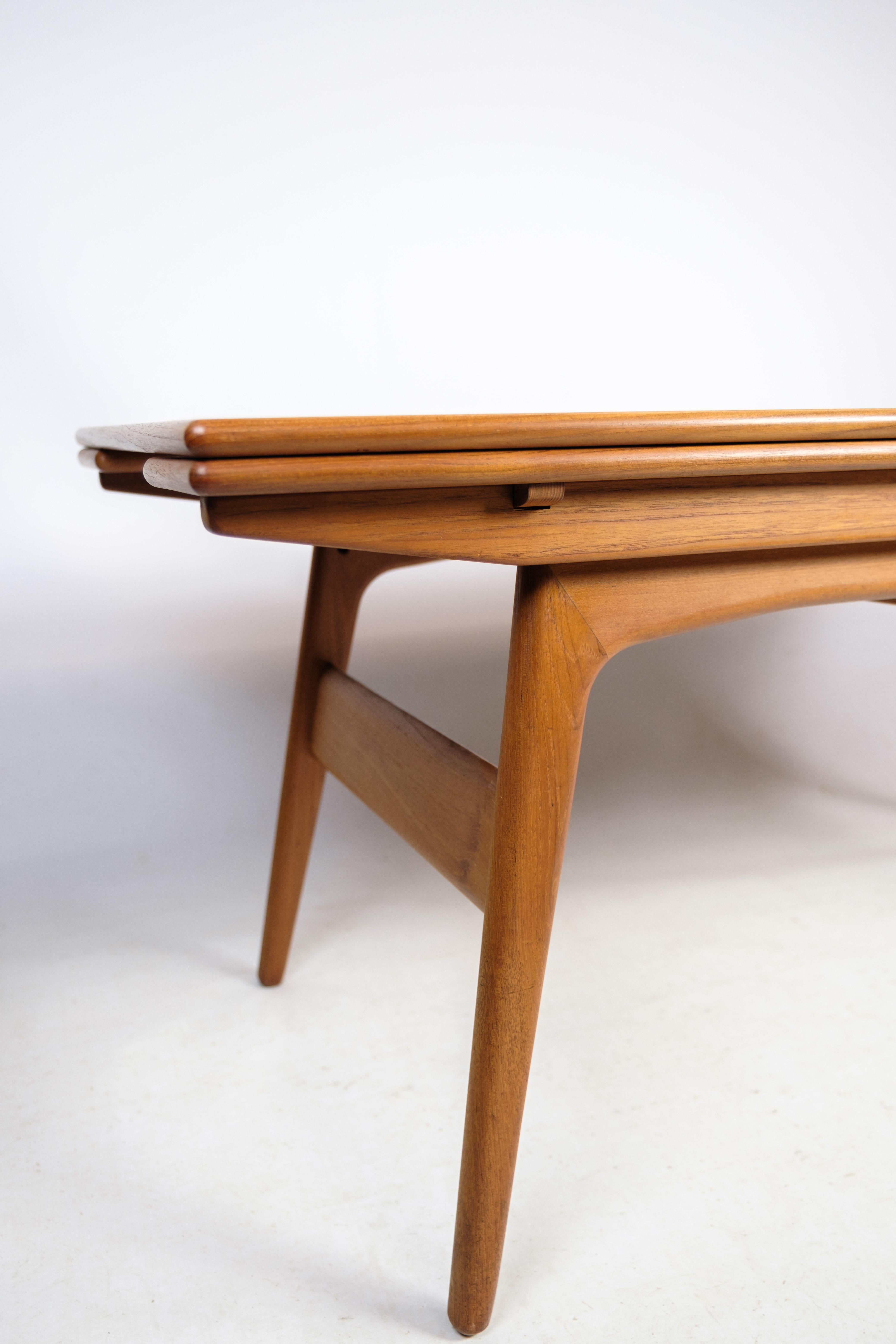 Coffee Table / Dining Table, Teak Wood, Copenhagen Table, Danish Furniture Manuf For Sale 3