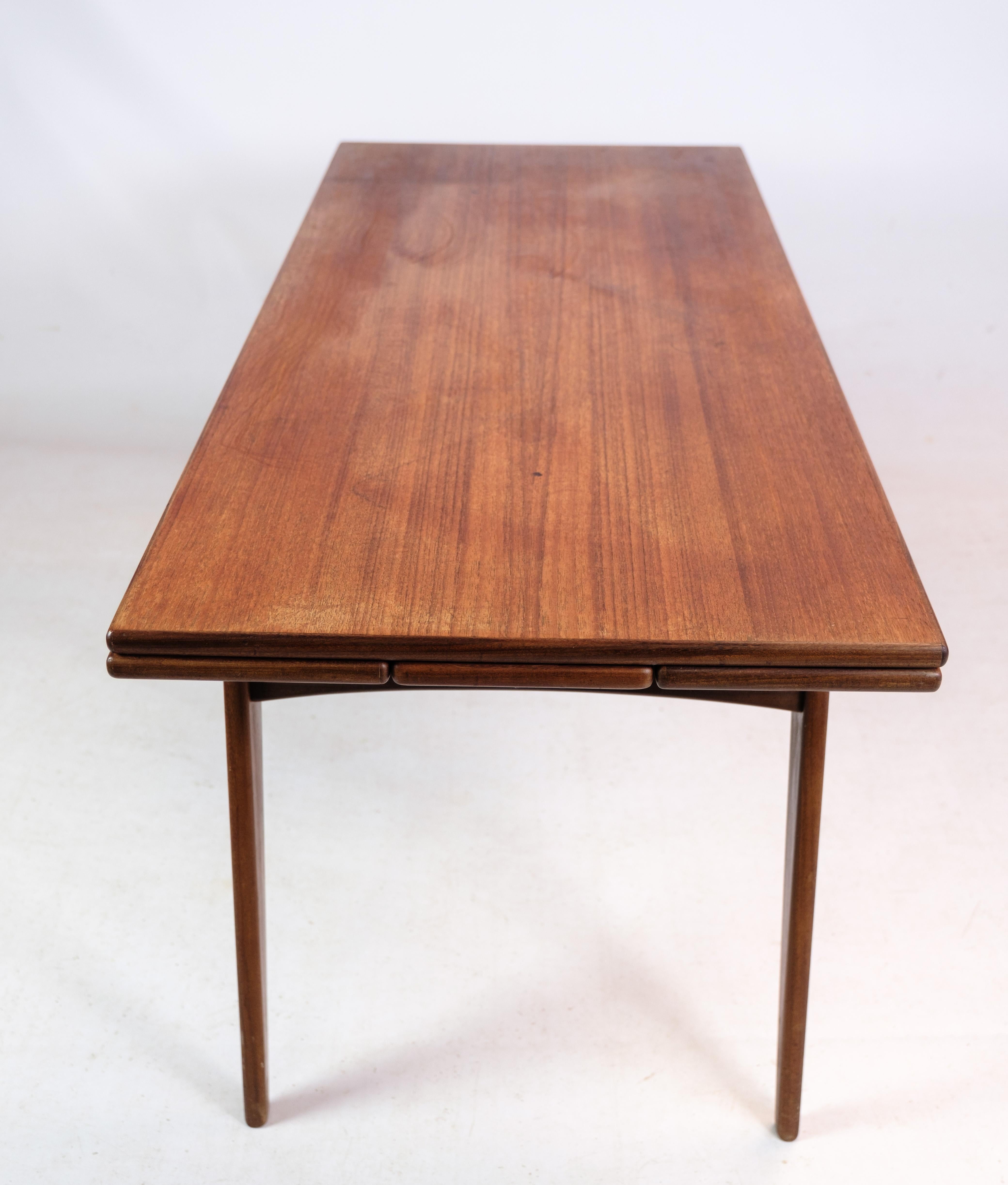 Coffee Table / Dining Table, Teak Wood, Copenhagen Table, Danish Furniture Manuf For Sale 4