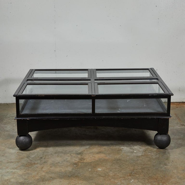 19th Century English Coffee Table Display Case at 1stDibs display