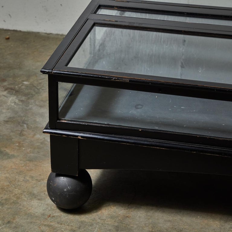 19th Century English Coffee Table Display Case at 1stDibs display