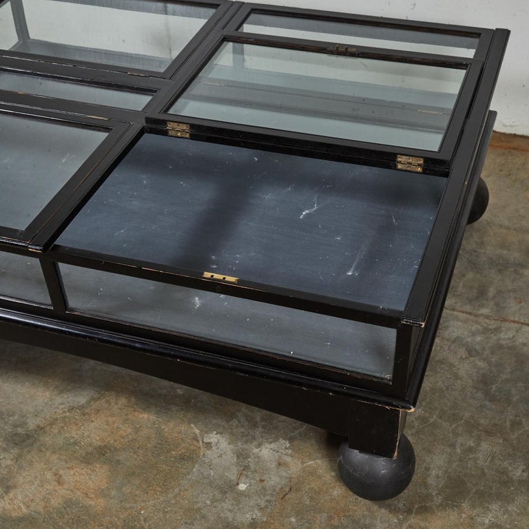 19th Century English Coffee Table Display Case at 1stDibs display