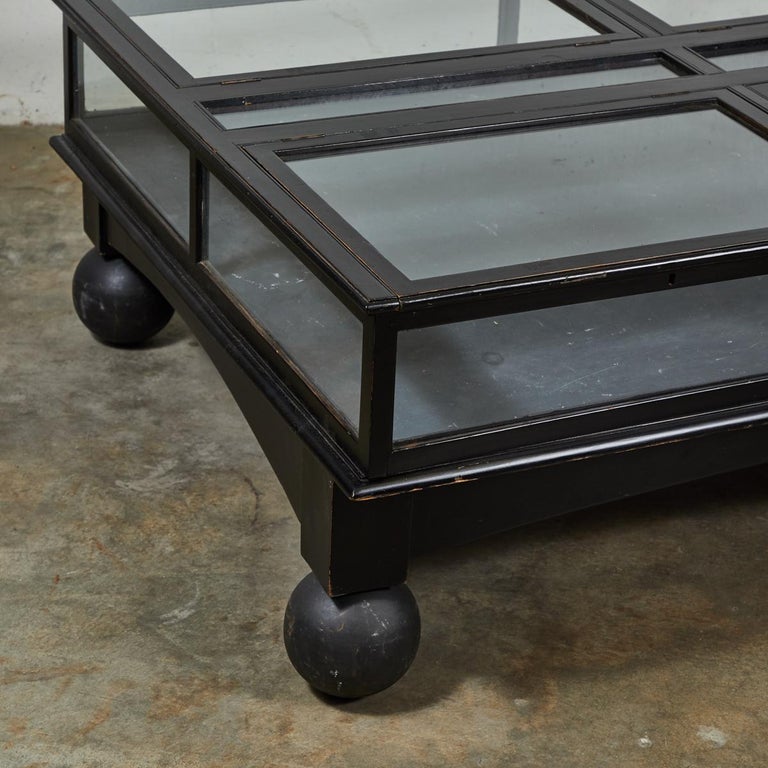 19th Century English Coffee Table Display Case at 1stDibs display