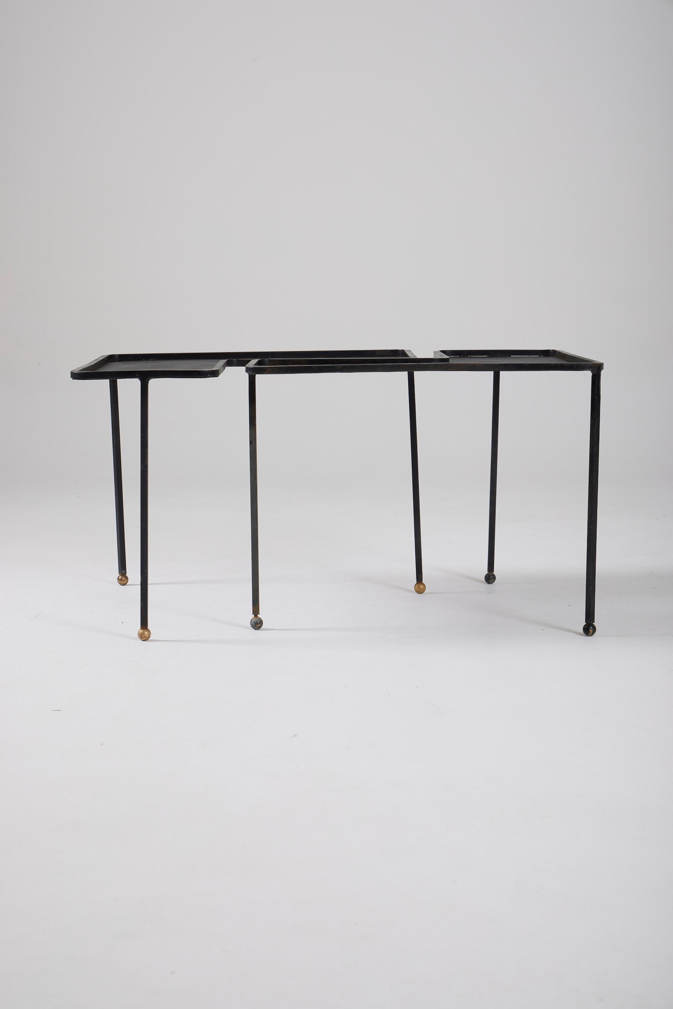 20th Century Coffee table Domino by Mathieu Matégot For Sale
