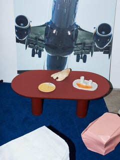 Coffee Table 'Eclipso' by Jaime Hayon, 110 Low, Oxide Red