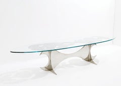 Tavolino "Elipse" di Armand Jonckers, anni '80