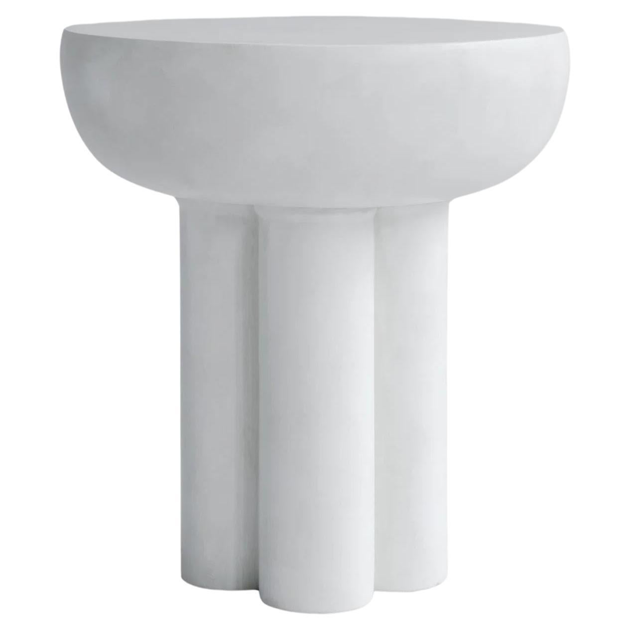 Couchtisch, Sofaende aus Aluminium, Modell Crown, hoch, Contemporary Work.