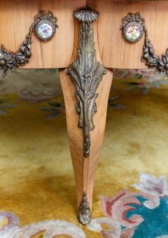 Coffee Table, Flat Display Case, Early 20th Century, Napoleon III Style.