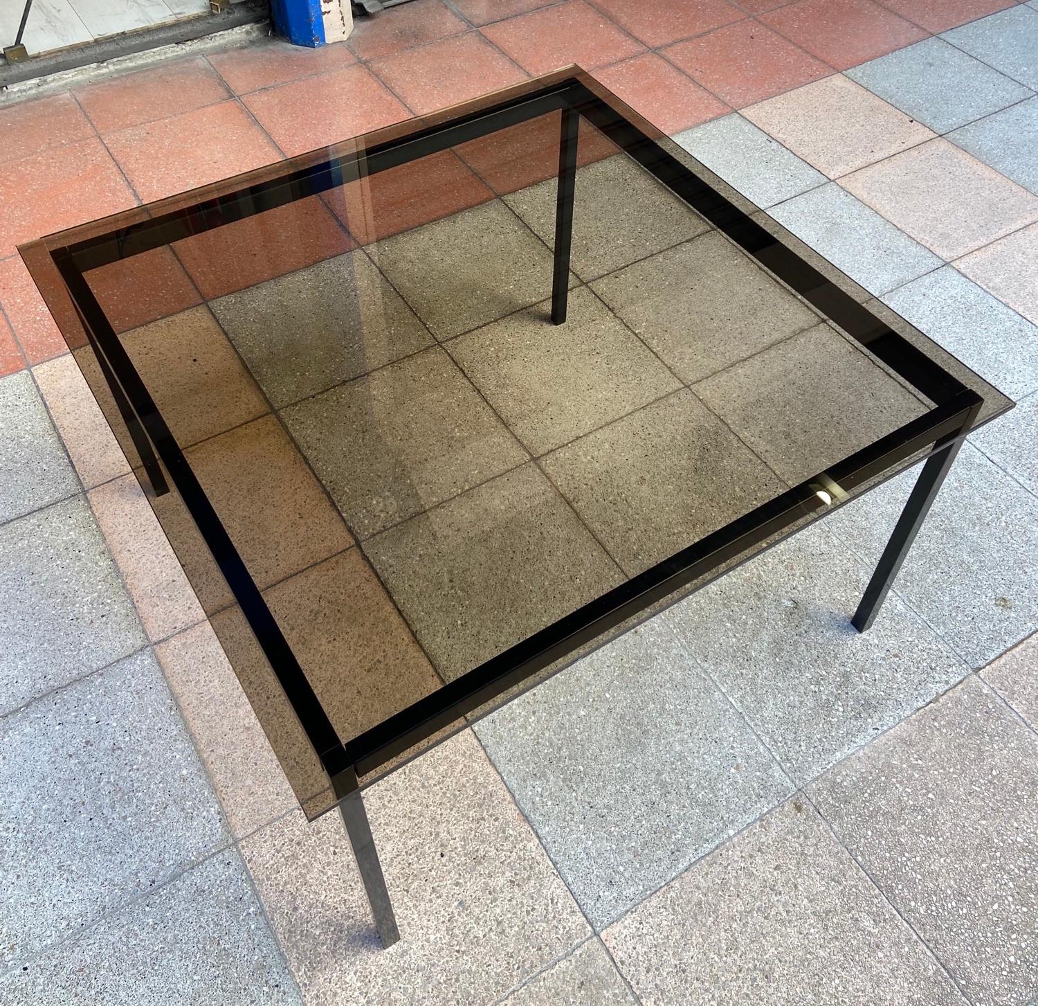 Glass Coffee Table, Florence Knoll For Sale