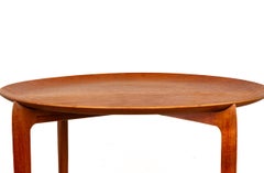 Tavolino da caffè pieghevole in teak danese, modello 4508 di Fritz Hansen 1960.
