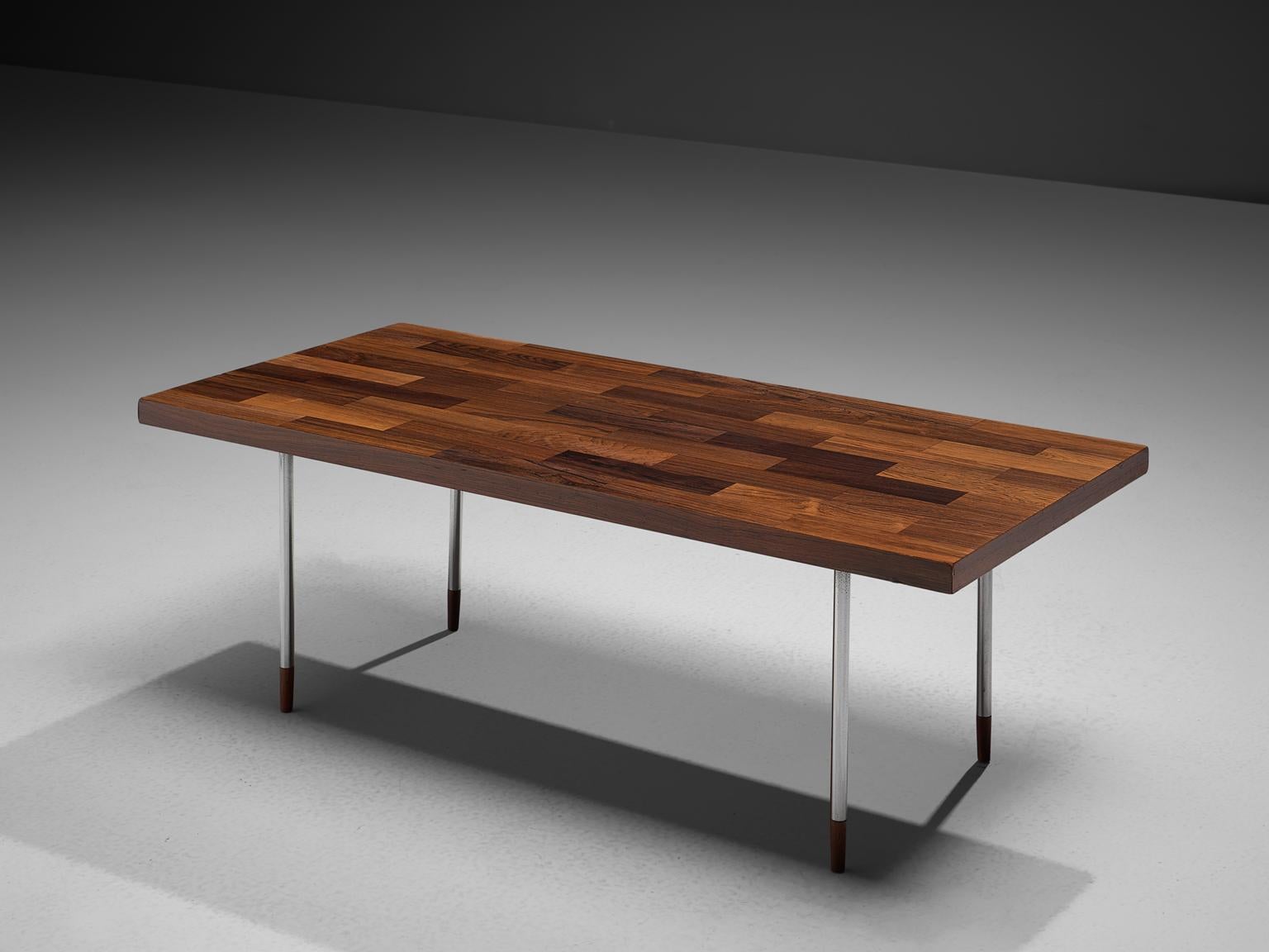 Dutch Coffee Table for Fristho in Rosewood, 1960s