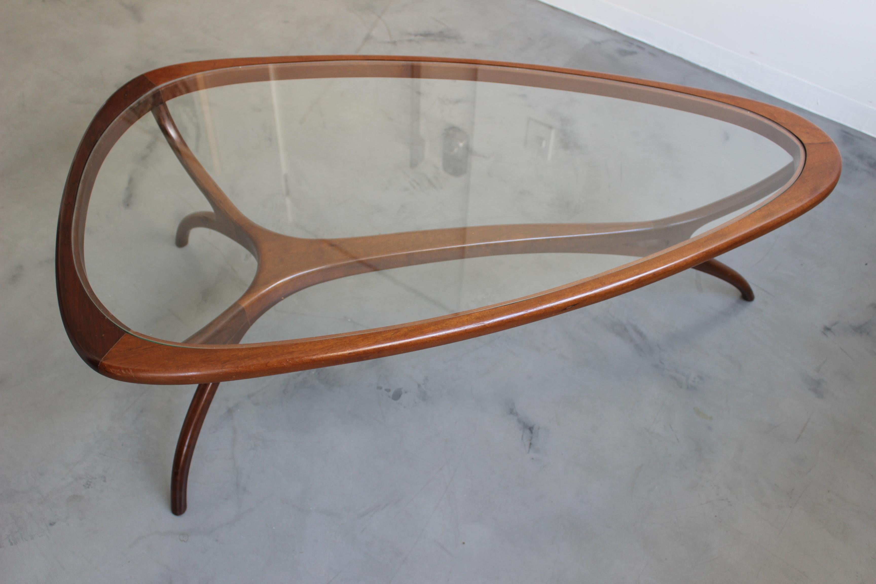 Giuseppe Scapinelli Coffee Table In Good Condition For Sale In Washington, DC