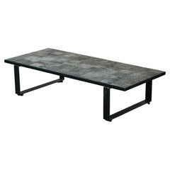 Table basse vintage Pia Manu, originaire de Belgique, années 1960