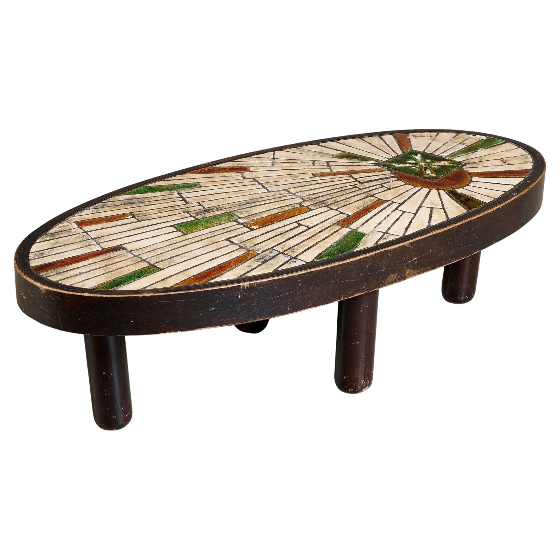 Representational Painter's Palette Coffee Table at 1stDibs