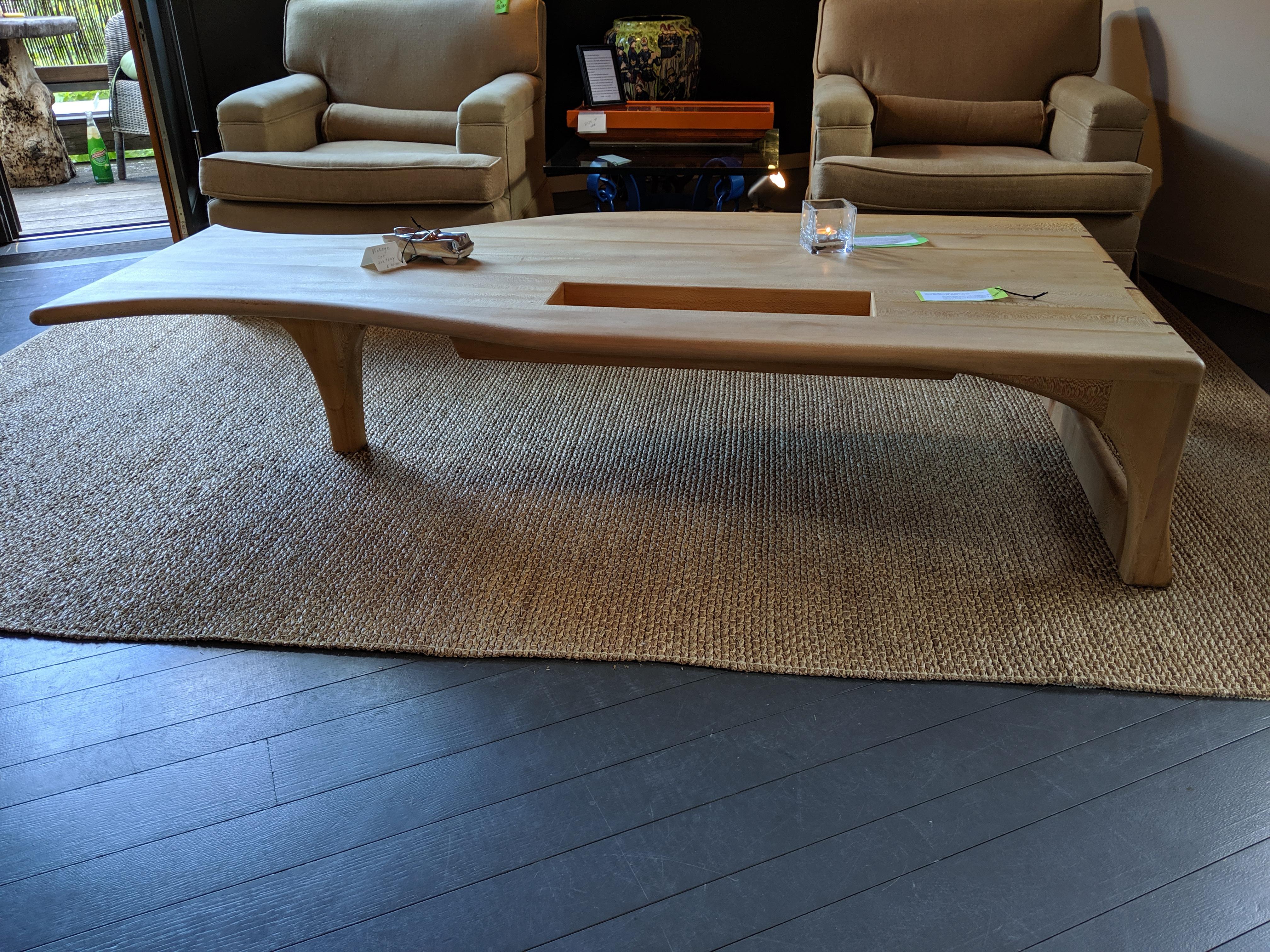 Futurist Coffee Table Free Form with Pocket For Sale