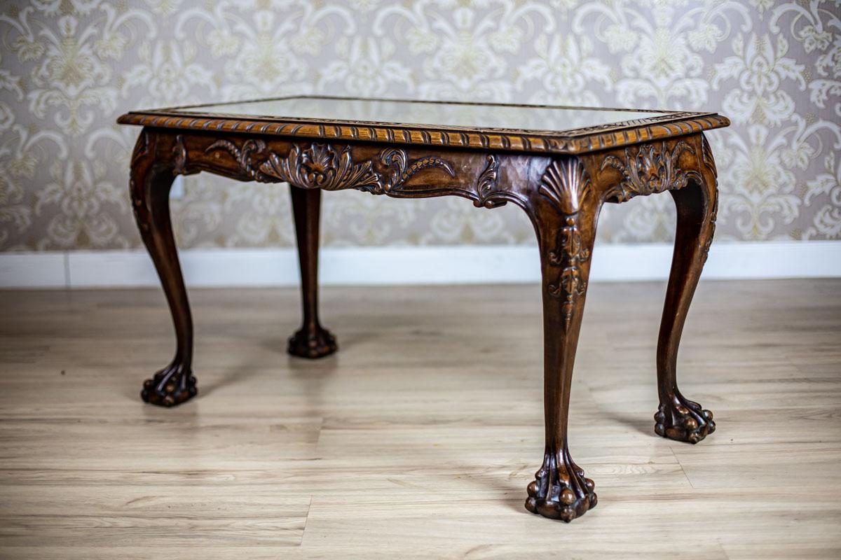 European Coffee Table from the Interwar Period in the Chippendale Type