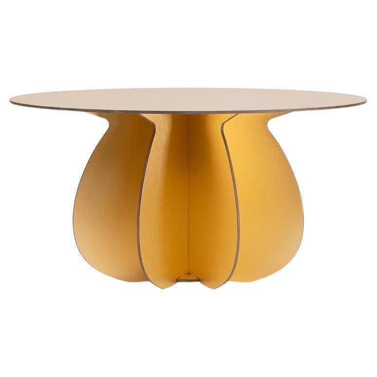 Coffee Table - GARDENIA Gold ø80 cm For Sale