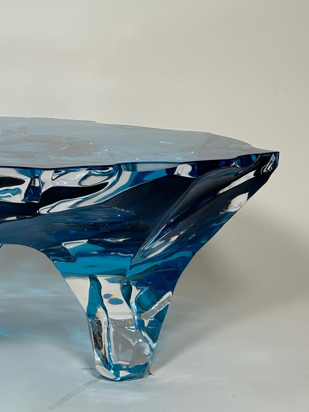 Coffee Table Glacialis Model by Marco Pettinari for Superego Editions, Italy For Sale 6