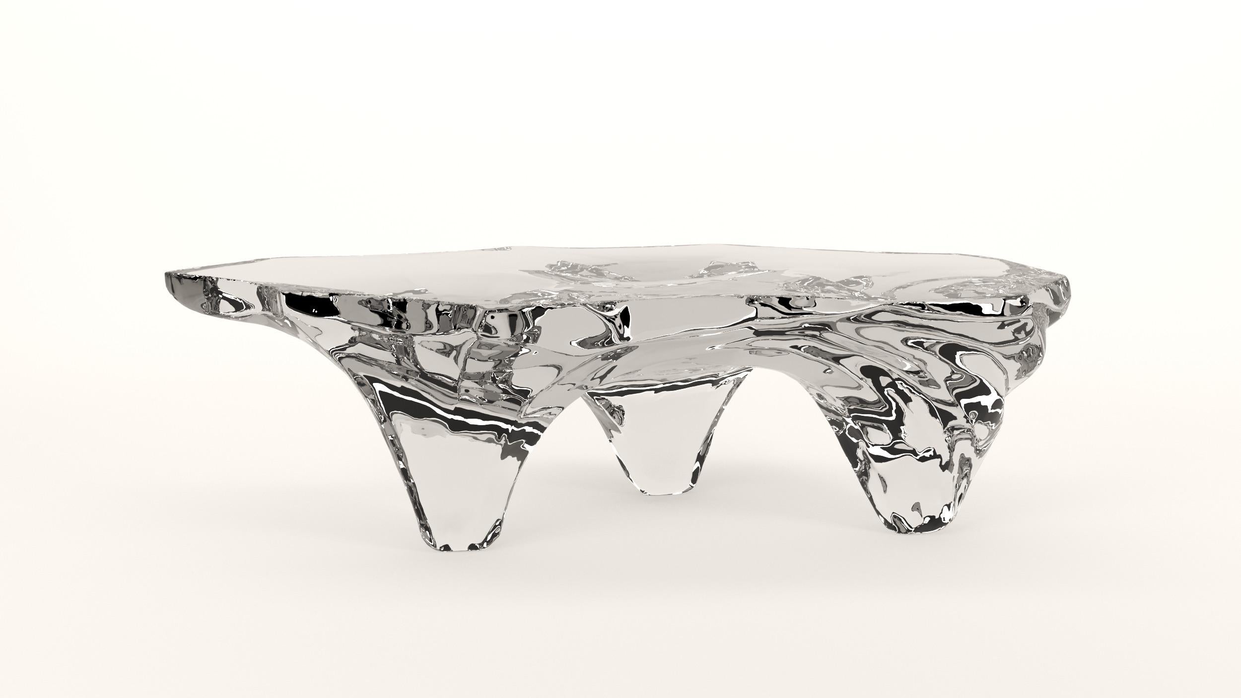 Modern Coffee Table Glacialis Model by Marco Pettinari for Superego Editions, Italy For Sale