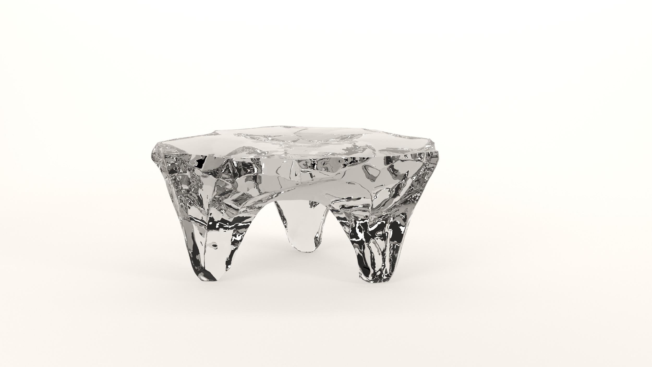 Italian Coffee Table Glacialis Model by Marco Pettinari for Superego Editions, Italy For Sale