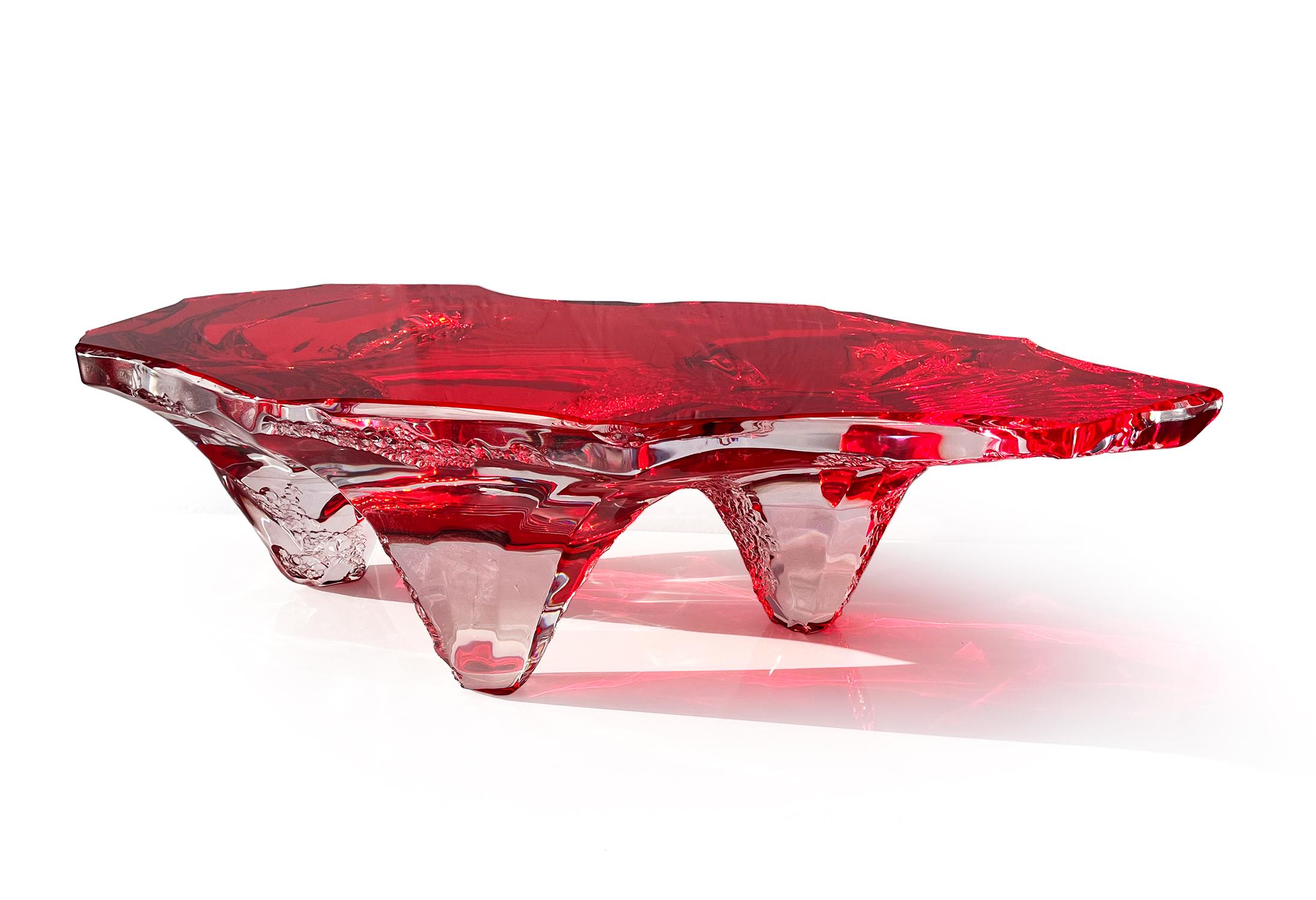 Contemporary Coffee Table Glacialis Model by Marco Pettinari for Superego Editions, Italy For Sale