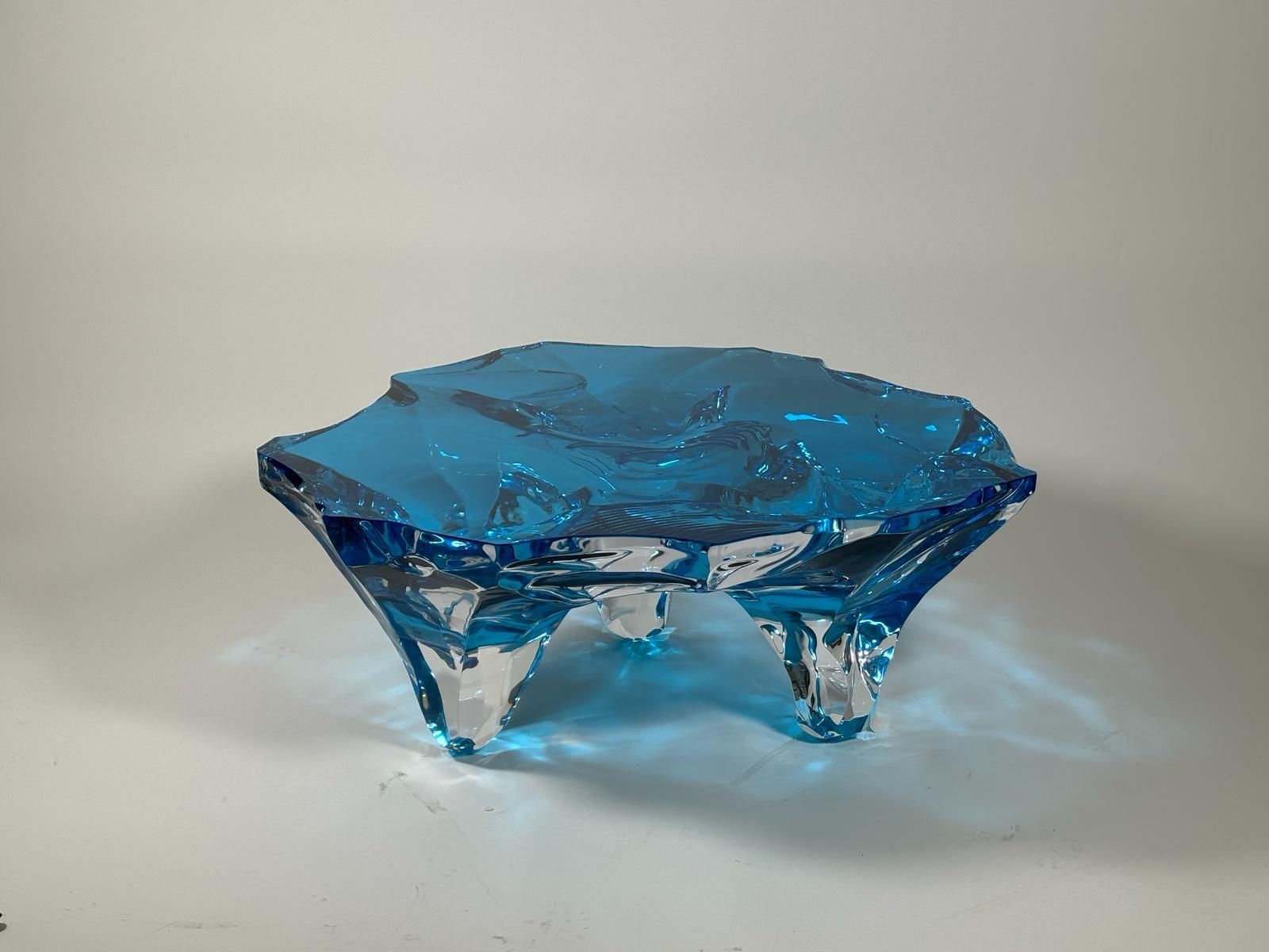 Contemporary Coffee Table Glacialis Model by Marco Pettinari for Superego Editions, Italy For Sale