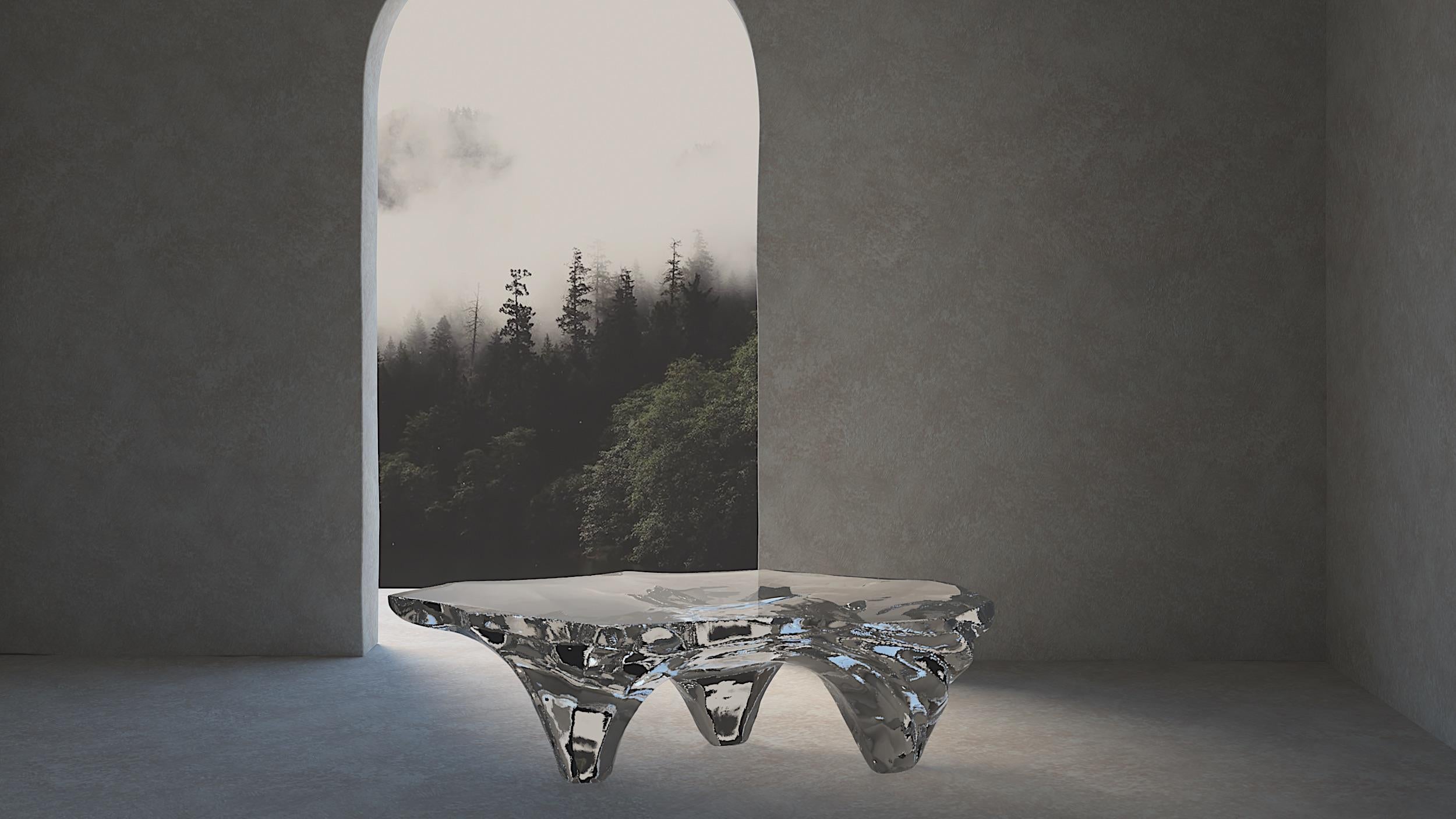 Coffee Table Glacialis Model by Marco Pettinari for Superego Editions, Italy For Sale 1